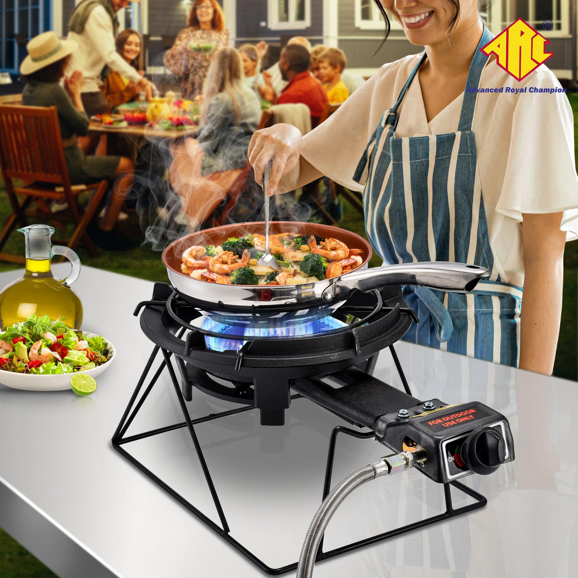 ARC Outdoor Propane Burner Stove - 13