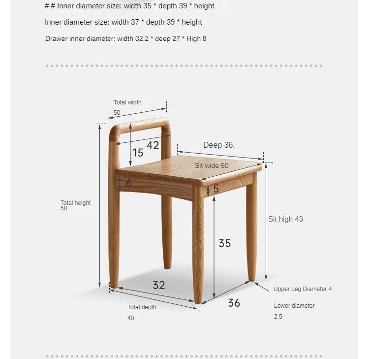 Solid Oak Wood Modern Coffee Table - Stylish & Durable Living Room Furniture for Home Decor & Entertaining