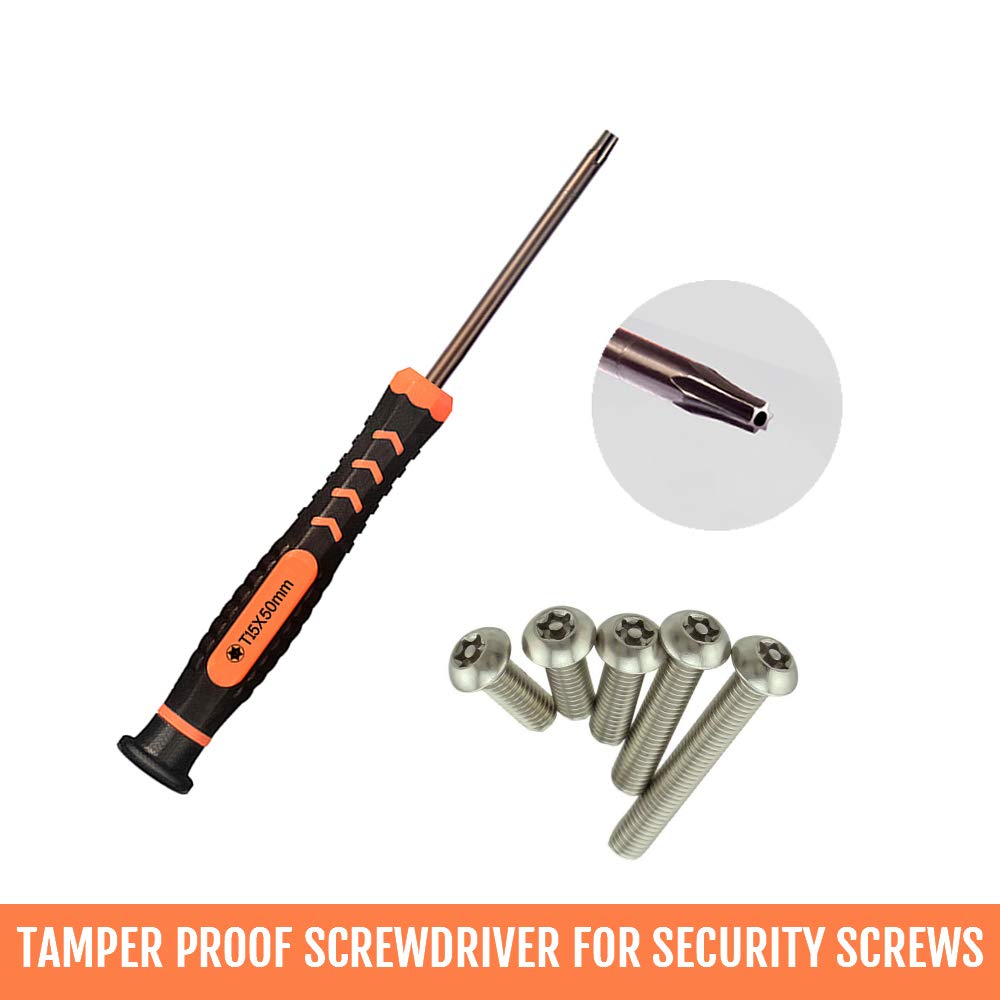 T15 Torx Security Screwdriver Set - TR15 Tamper Proof Screwdriver for Dishwasher, Electronics, Laptop & Appliance Repairs - Perfect for Home DIY and Professional Technicians