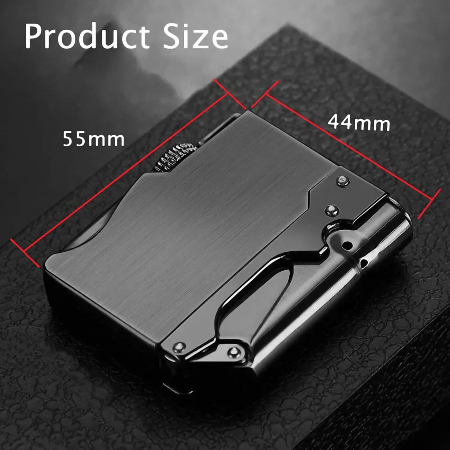 Refillable Butane Torch Lighter - Windproof Adjustable Flame for Hiking, Camping, BBQ & Fireplace - Silver (Gas Not Included) | Perfect for Outdoor Cooking, Candle Lighting & DIY Projects