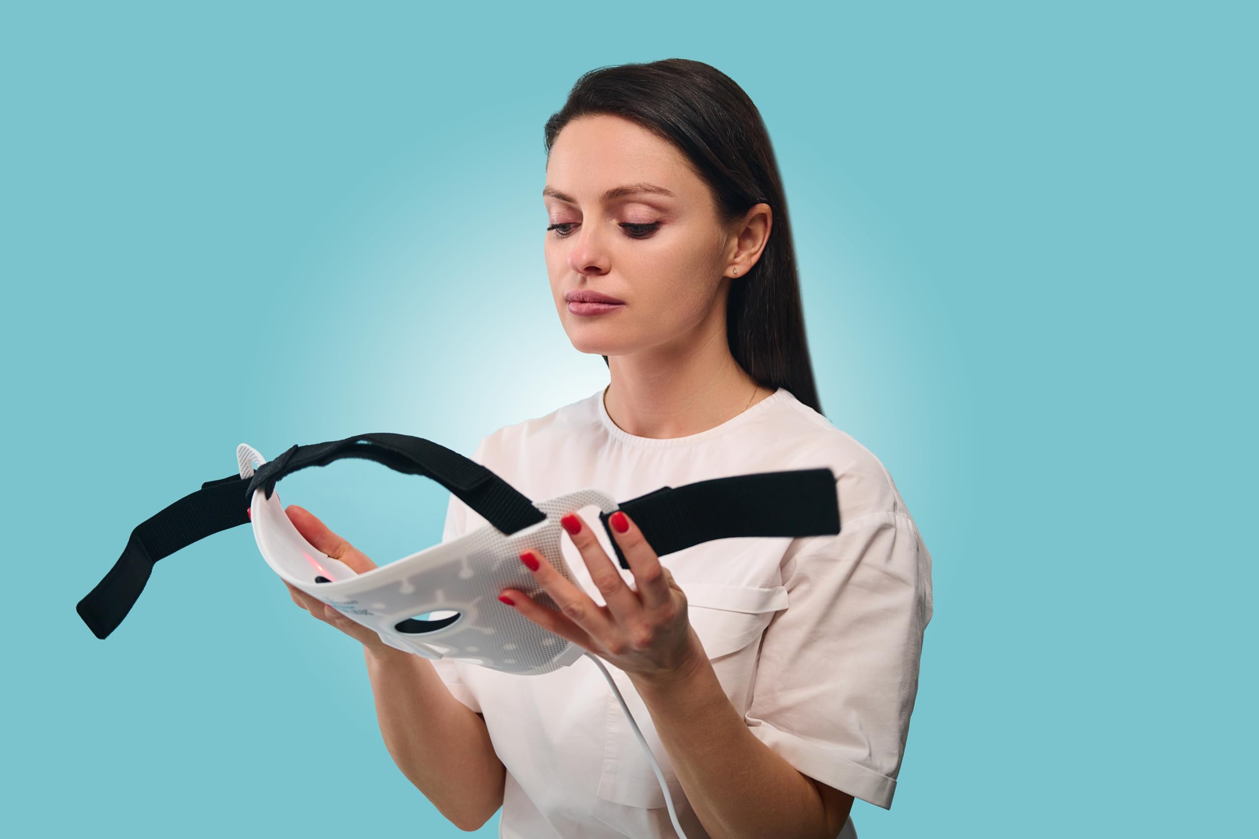 LED Light Therapy Face Mask for Wrinkles & Acne - Red Blue & 850nm Infrared Light Treatment - At-Home Skincare Device for Anti-Aging & Clear Skin - Perfect for Daily Facial Care & Spa Nights