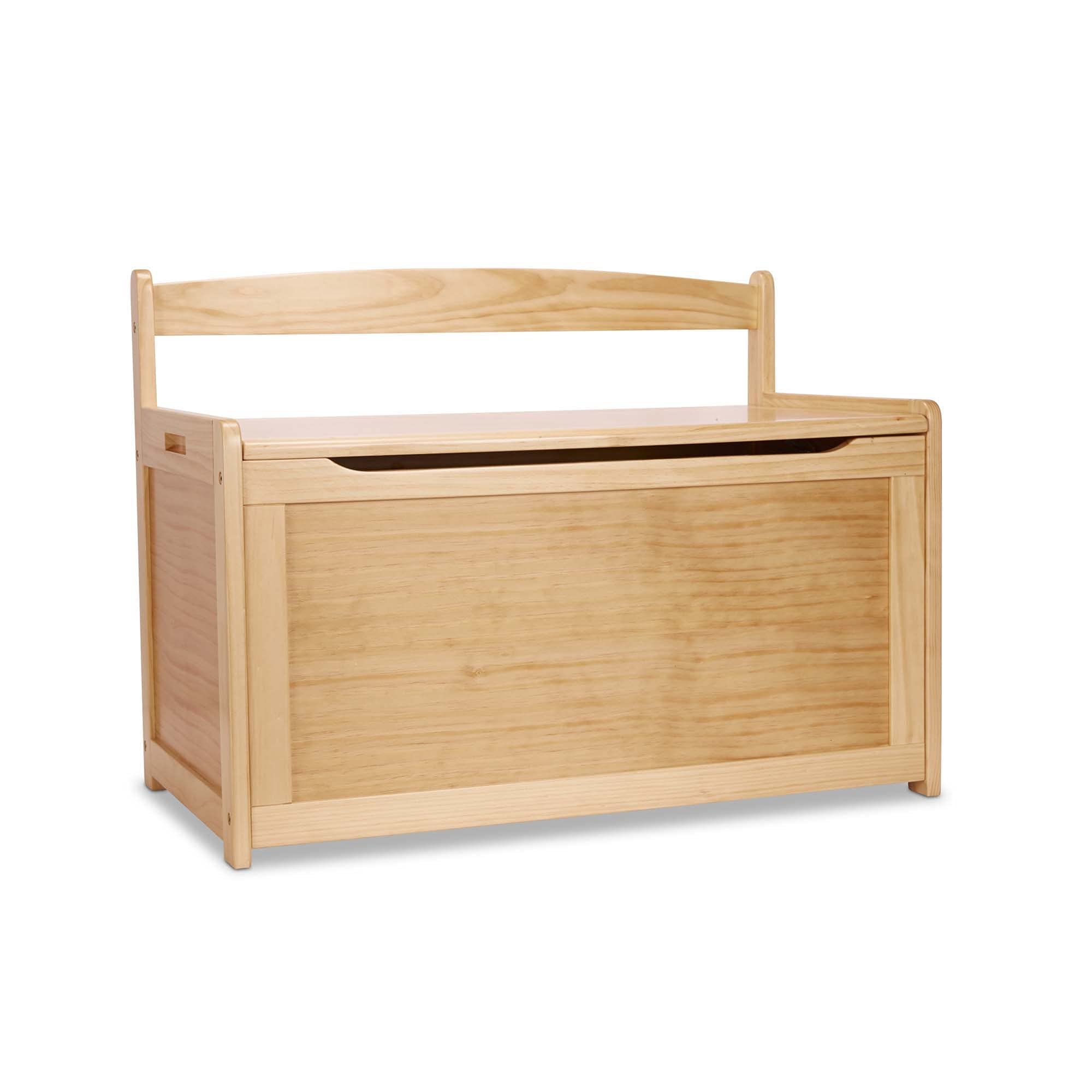 Melissa & Doug Wooden Toy Storage Chest - Natural Light Wood Kids Furniture for Playroom & Nursery Organization - Perfect for Toy Storage, Kids Room Decor & Playroom Organization