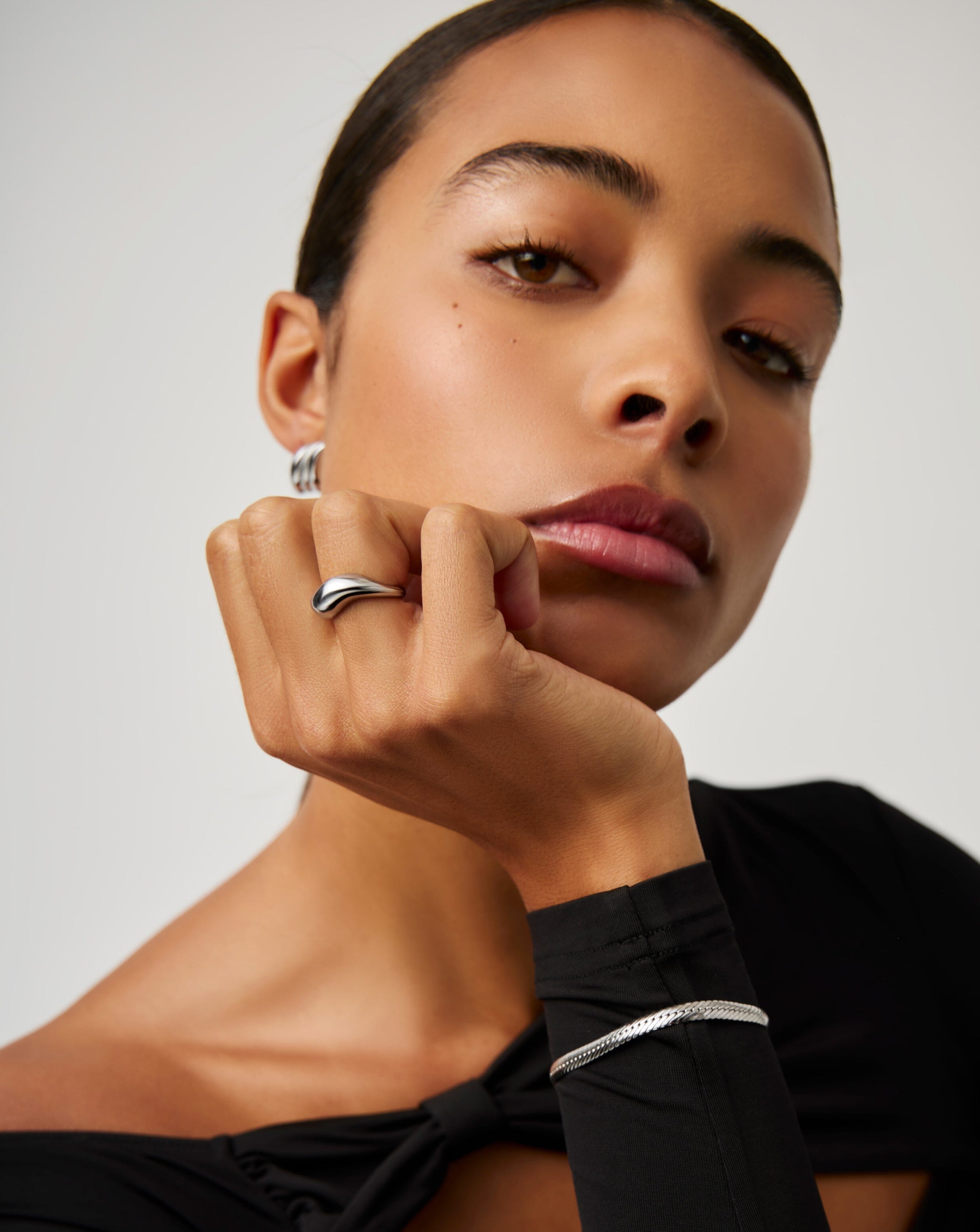 Savi Signature Stacking Ring Set - Sterling Silver Rings for Women - Perfect for Layering, Everyday Wear & Gift Giving
