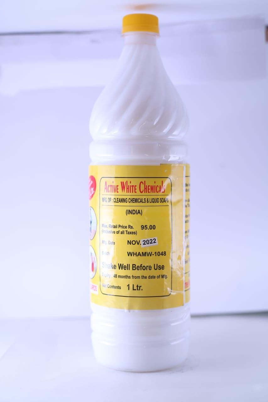 White Floor Cleaner - 100% Stain Removal for Sparkling Clean Floors | Long-Lasting Fresh Fragrance | Ideal for Tile, Hardwood & Laminate Surfaces
