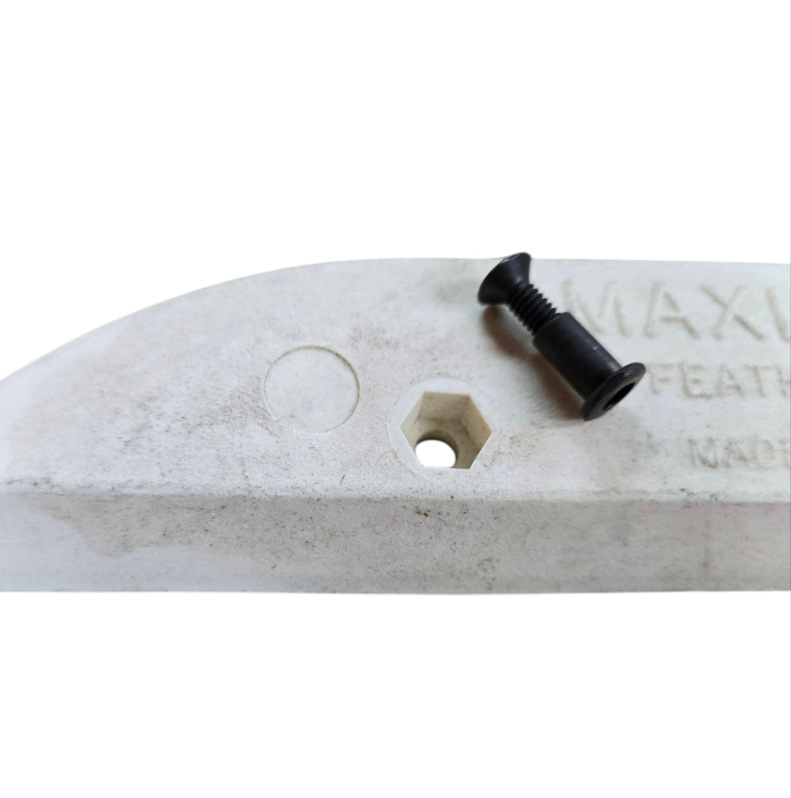 Vintage MAXI LITE Skid Plate - White Off-Road Protection for Motorcycles & ATVs - Perfect for Adventure Riding & Dirt Trails