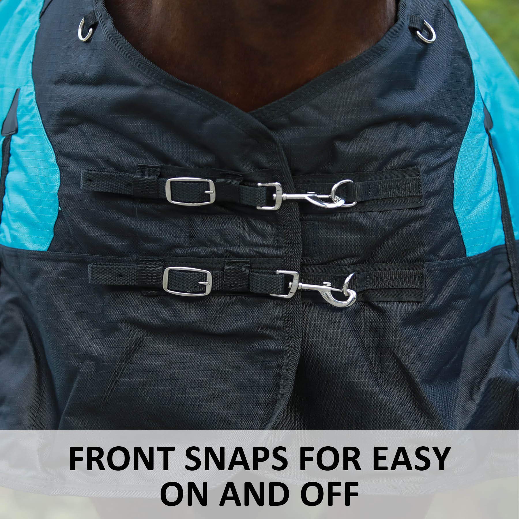 Classic II Surcingle Horse Turnout Blanket - Waterproof Winter Horse Blanket with Contour Collar & 1200D Ripstop Fabric | Durable Horse Blankets for Cold Weather Riding, Stable Use & Outdoor Turnout
