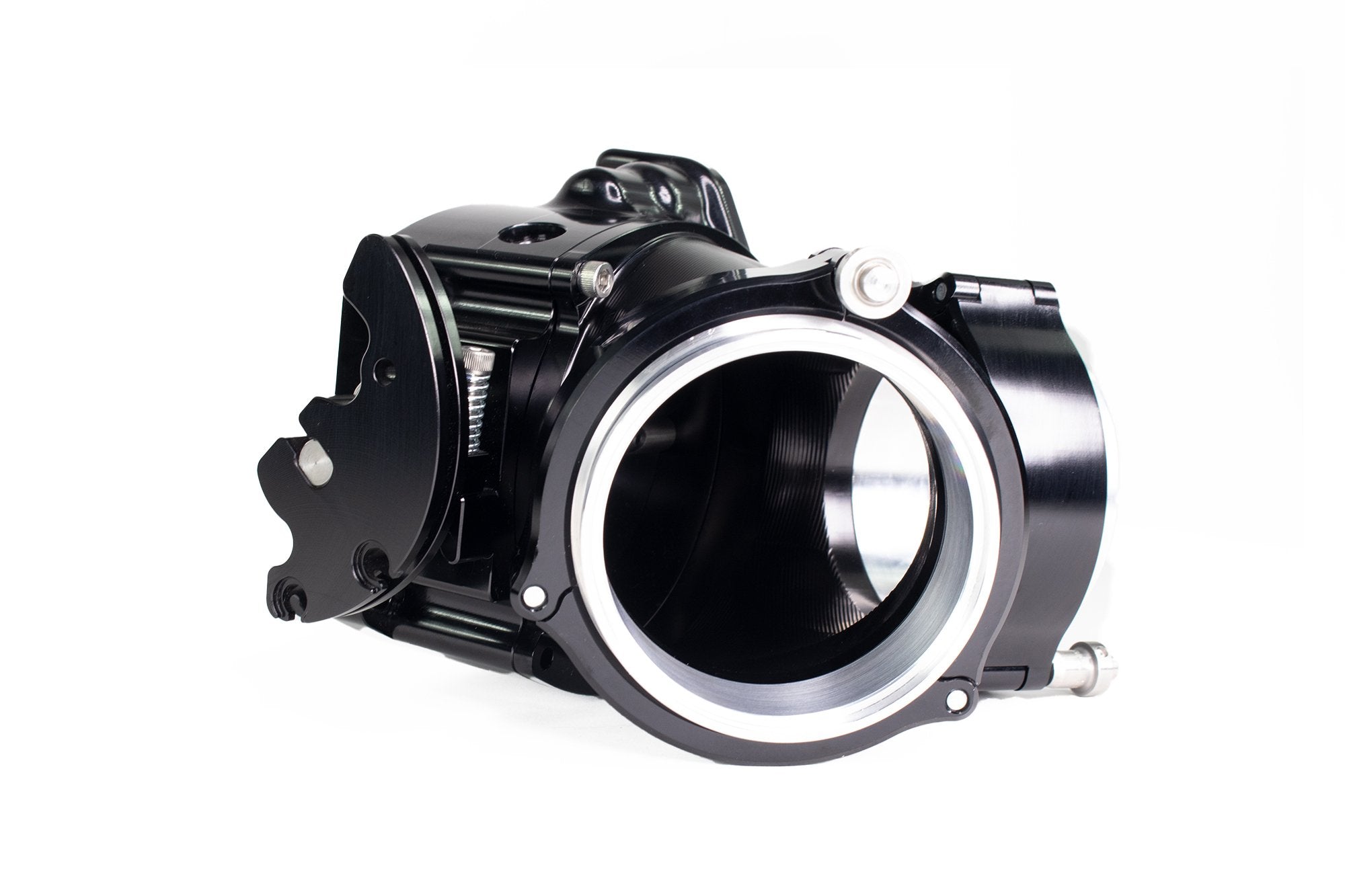 ICON 102mm Billet 'Y' Connection with 3 Quick Seals - High Performance Black Aluminum Intake Pipe Fitting (Part #10-14016BLK) - Perfect for Turbocharged Engines & Performance Upgrades