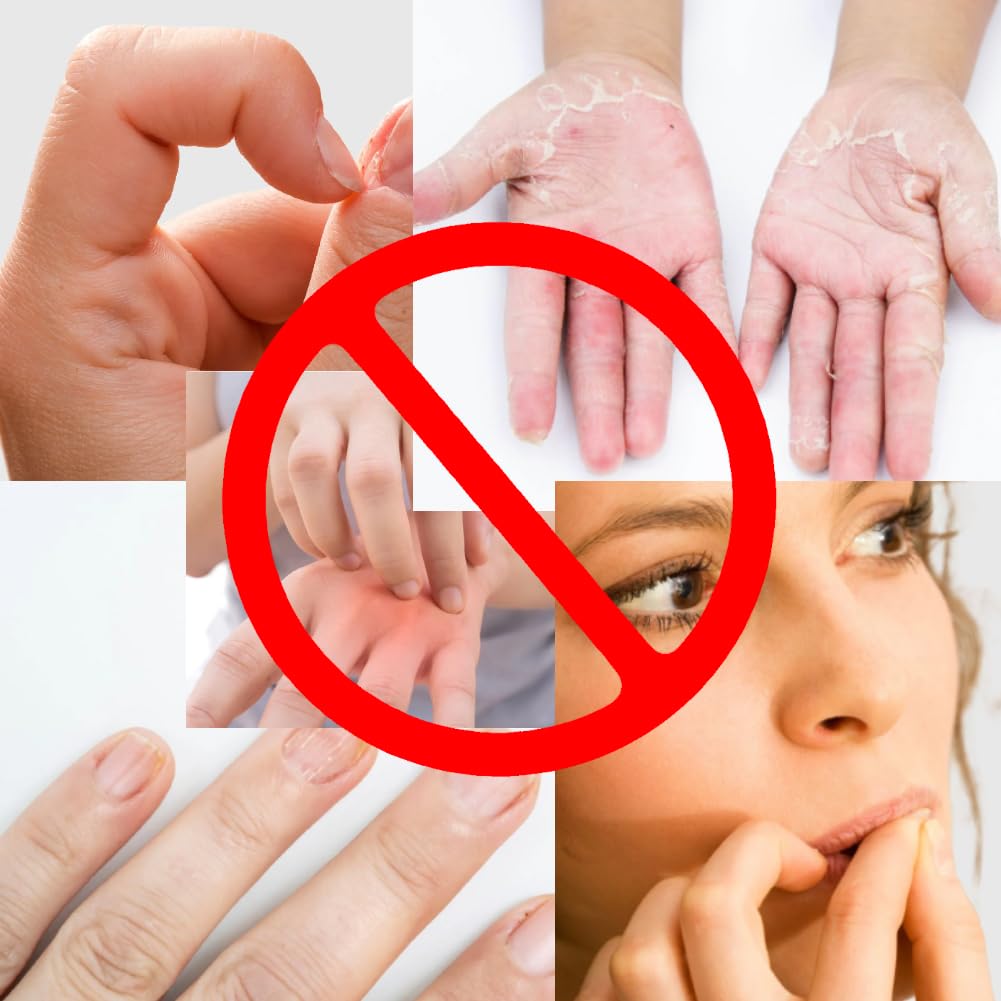 ZANOVA Collagen Hand Mask with Hyaluronic Acid, Vitamin C & E - Repairing Treatment for Dry, Damaged Hands - Soothes Skin Picking & Nail Biting Damage - Ultimate Trio Formula for Sensitive Skin (5 Pairs) - Perfect for Post-Manicure Care & Nighttime Hand Treatment