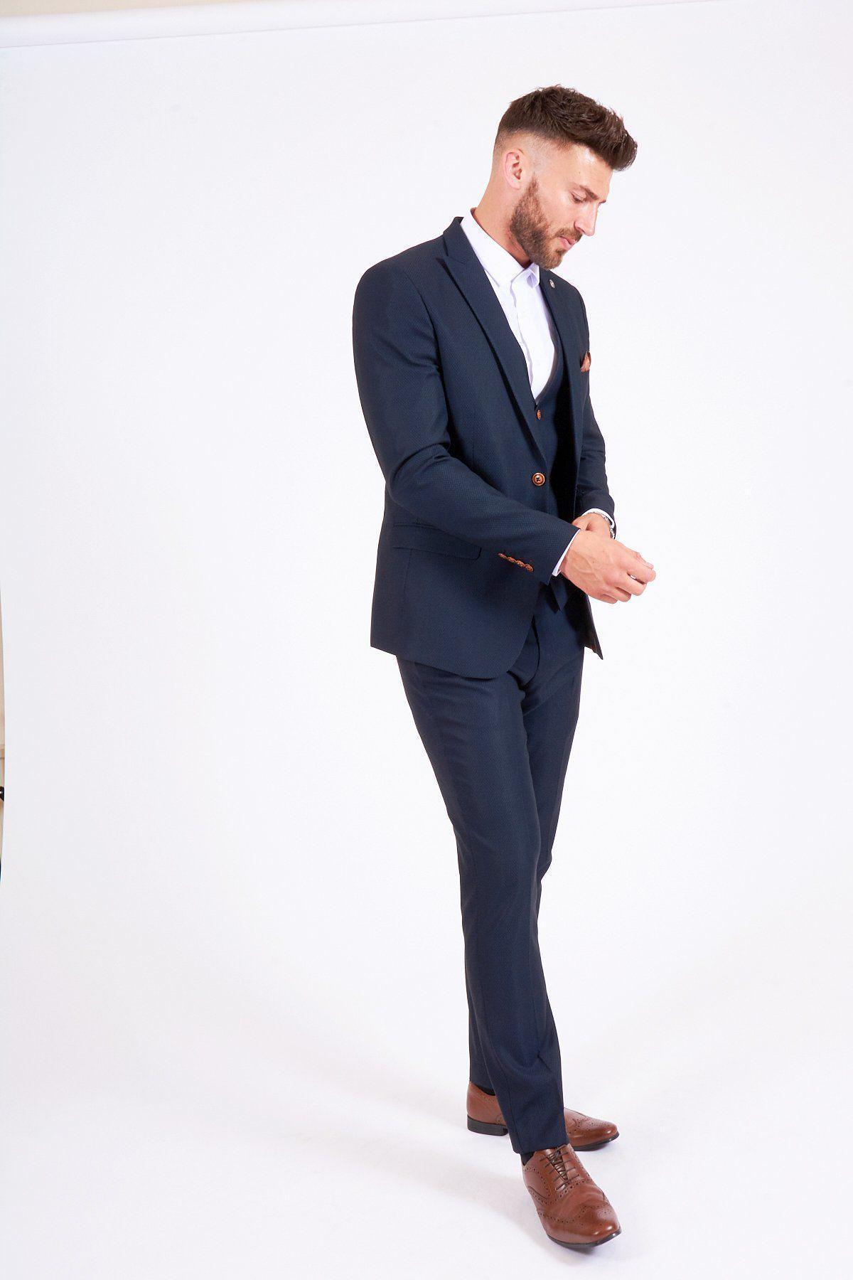 Eastenders' Martin Fowler (James Bye) in Max Navy Suit - Premium TV Character Costume for Cosplay, Halloween & Themed Parties