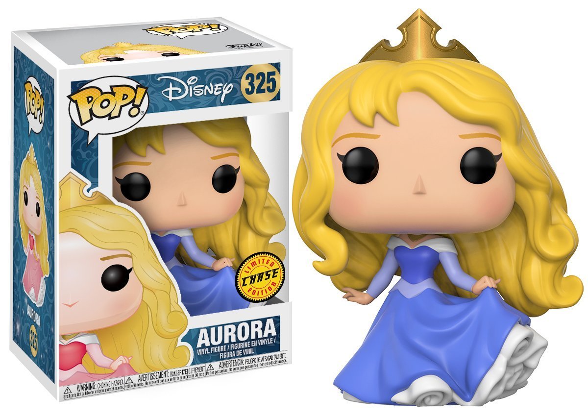 Funko Pop! Disney Princess Aurora Limited Edition Chase Vinyl Figure - Sleeping Beauty Collectible with Pop Box Protector Case | Perfect for Disney Fans, Collectors & Home Display