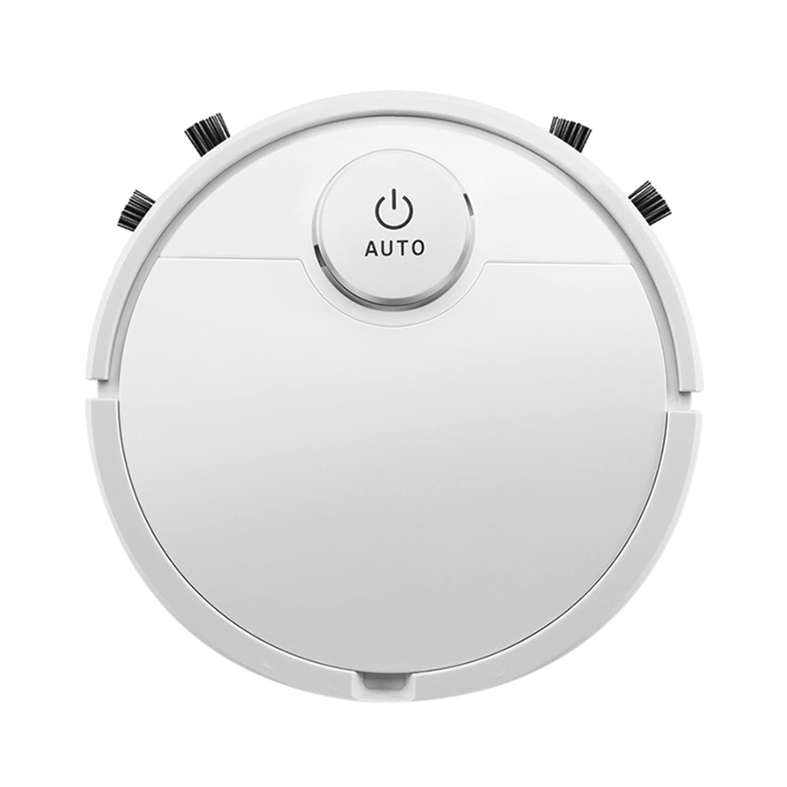 NLBN Smart Robot Vacuum Cleaner - Ultra Thin, Rechargeable Floor Sweeper with Strong Suction for Hardwood, Tile & Carpet - Perfect for Pet Hair, Dust & Debris in Home & Office (White)