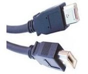 JDI Technologies 10 Ft. Firewire 6 Pin to 6 Pin Cable - High-Speed Data Transfer for Digital Cameras, Audio Interfaces & External Hard Drives