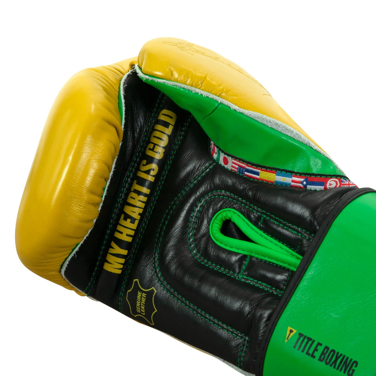 WBC by TITLE Boxing Jose Sulaiman Training Boxing Gloves - Premium Leather Boxing Gloves for Men & Women - Perfect for Training, Sparring & Fitness Workouts