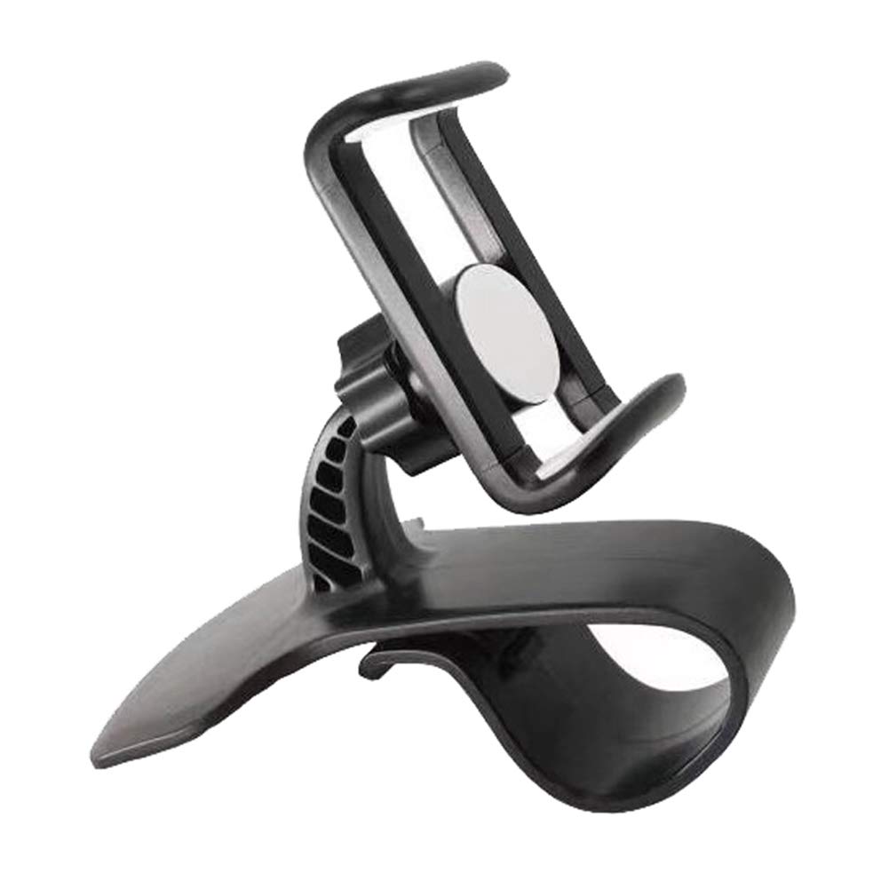 360° Rotating Universal Car Phone Holder - Dashboard & Windshield Mount for iPhone, Samsung, GPS - Non-Slip Auto Accessories Gift (Black) | Perfect for Commuting, Road Trips & Navigation