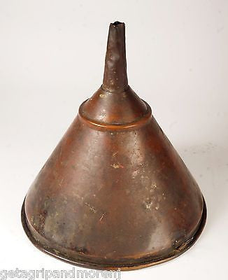 Large Copper Funnel 13