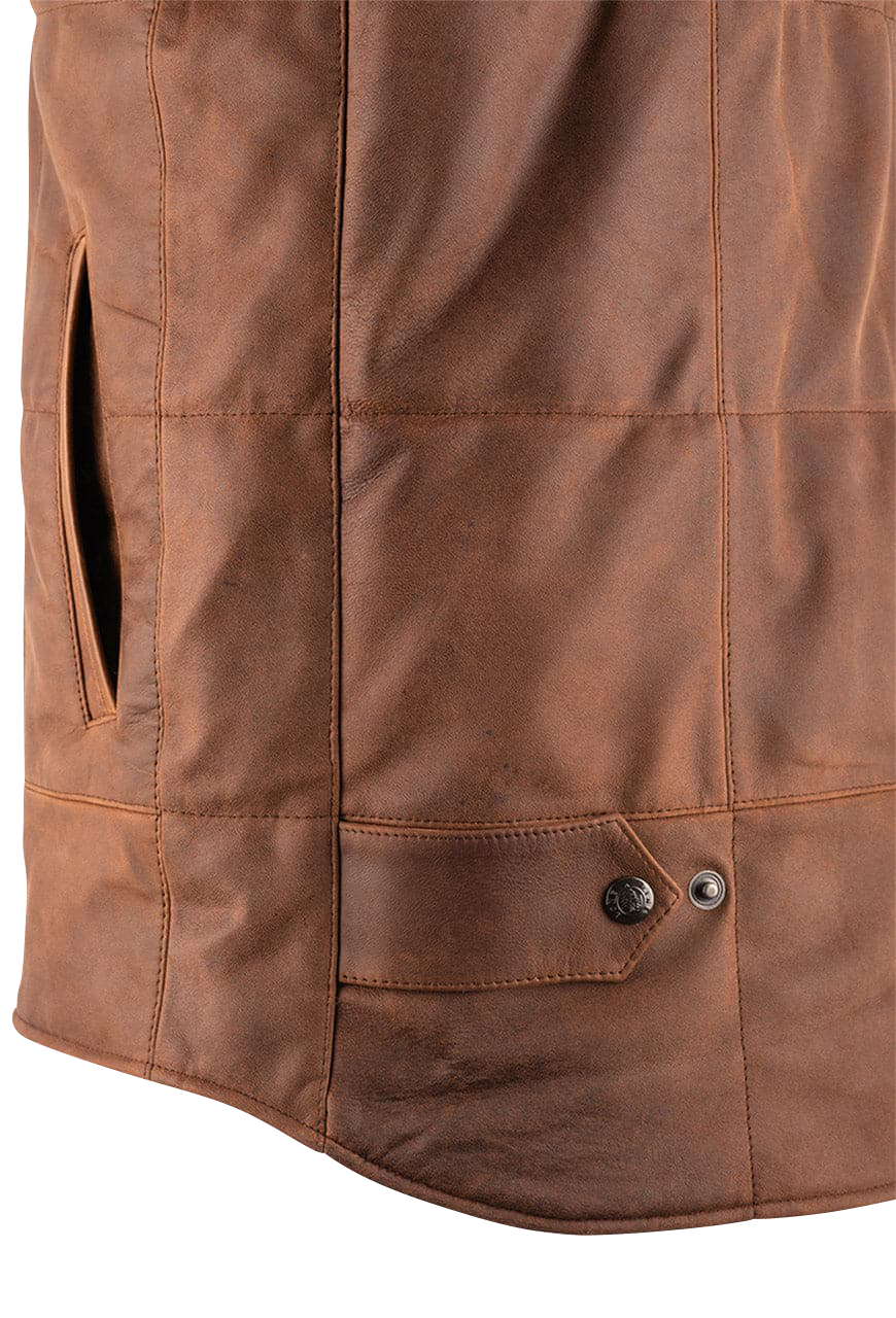 Lone Pine Brown Dover Torino Vest for Men - Lightweight Outdoor Hunting & Casual Wear - Perfect for Hiking, Camping, and Everyday Use