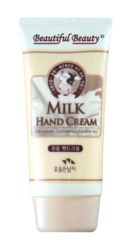 SOMANG Milk Hand Cream 80ml - Ultra Moisturizing & Nourishing for Dry Skin - Perfect for Winter Care, Office Use & Daily Hydration
