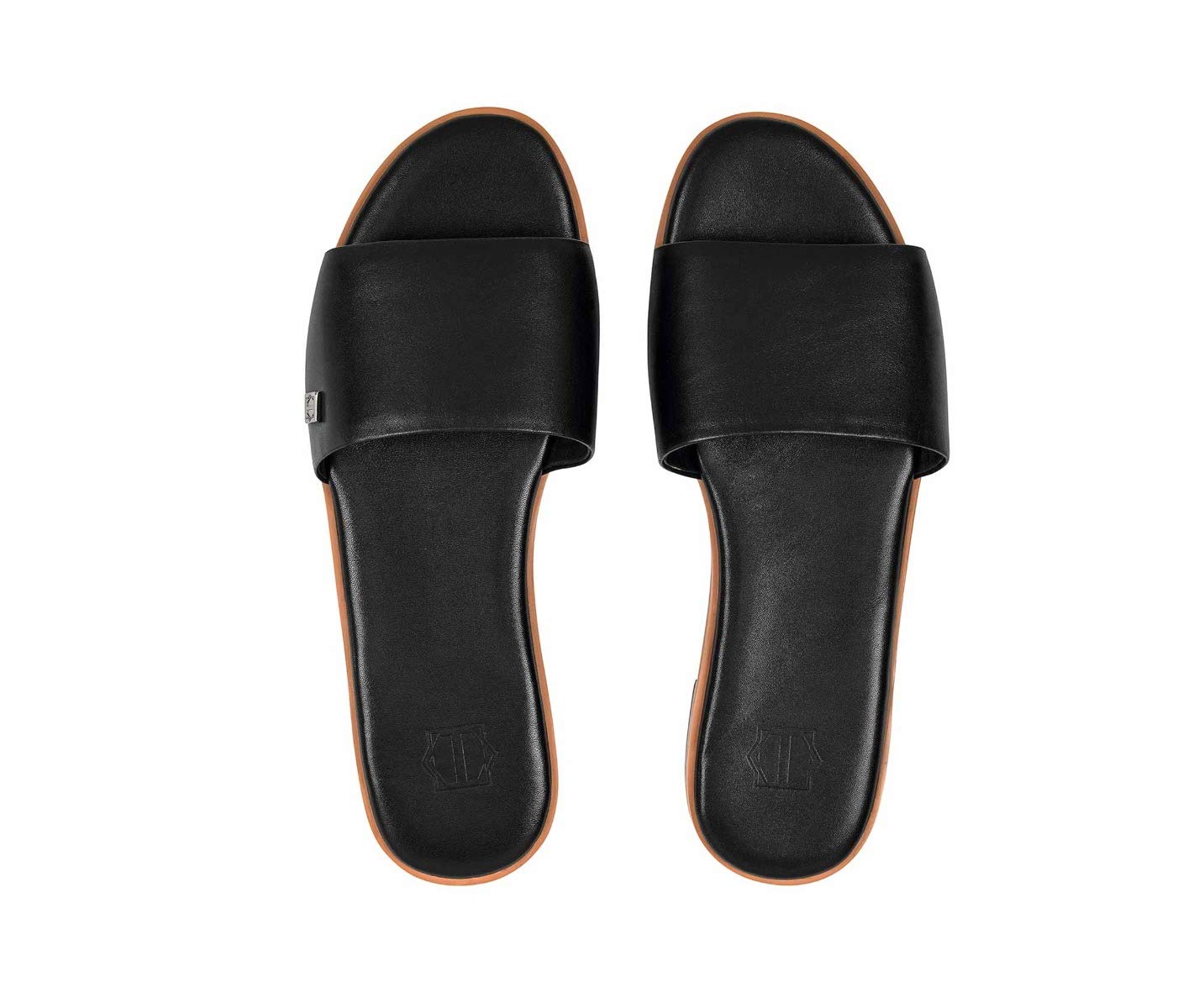 Gloria Black Slippers for Women - Soft & Comfortable Indoor/Outdoor House Shoes - Perfect for Home, Lounge, and Relaxation