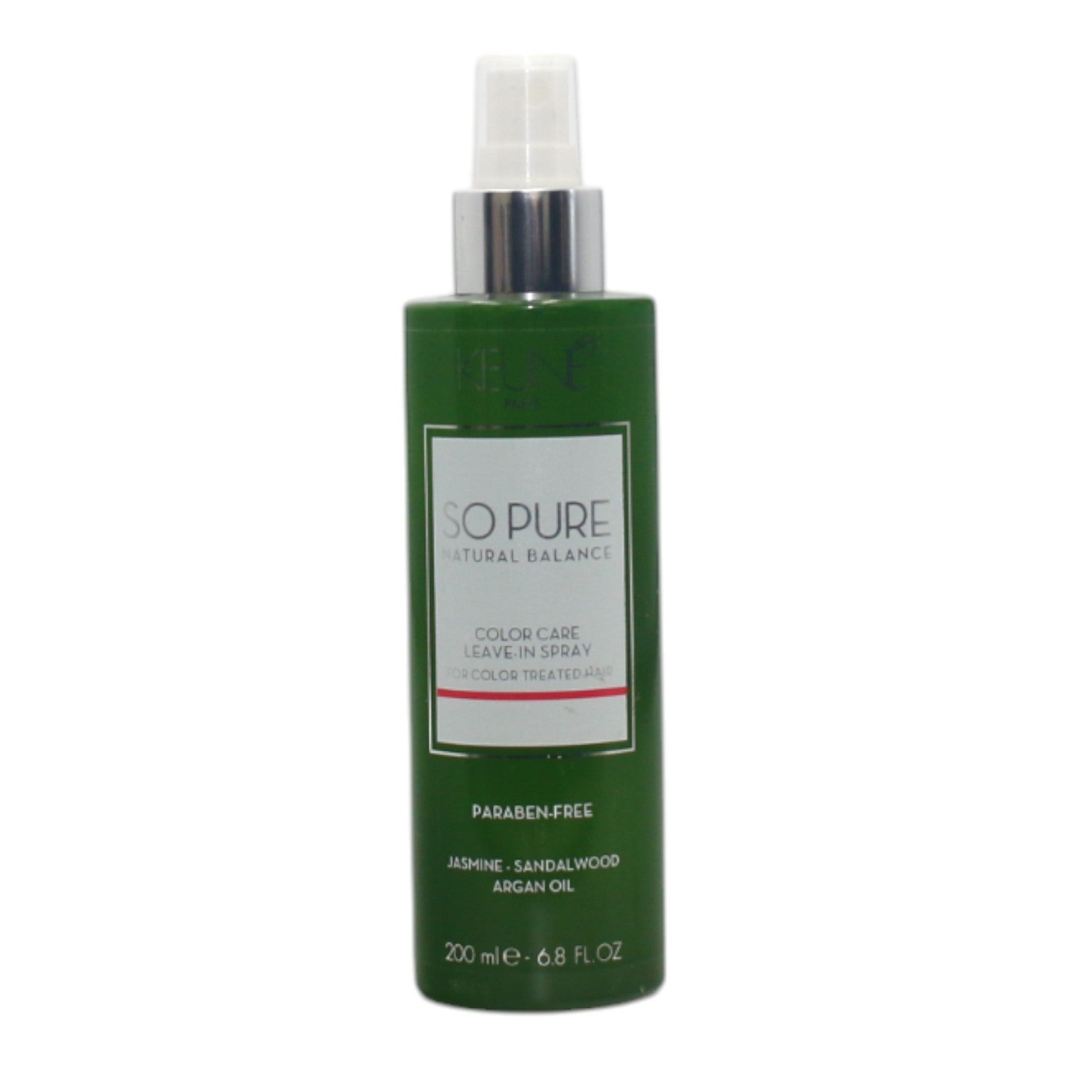 Keune So Pure Natural Balance Color Care Leave-In Conditioner Spray 6.8 oz - Hydrating & UV Protection for Color-Treated Hair - Perfect for Daily Use at Home, Salon & Travel