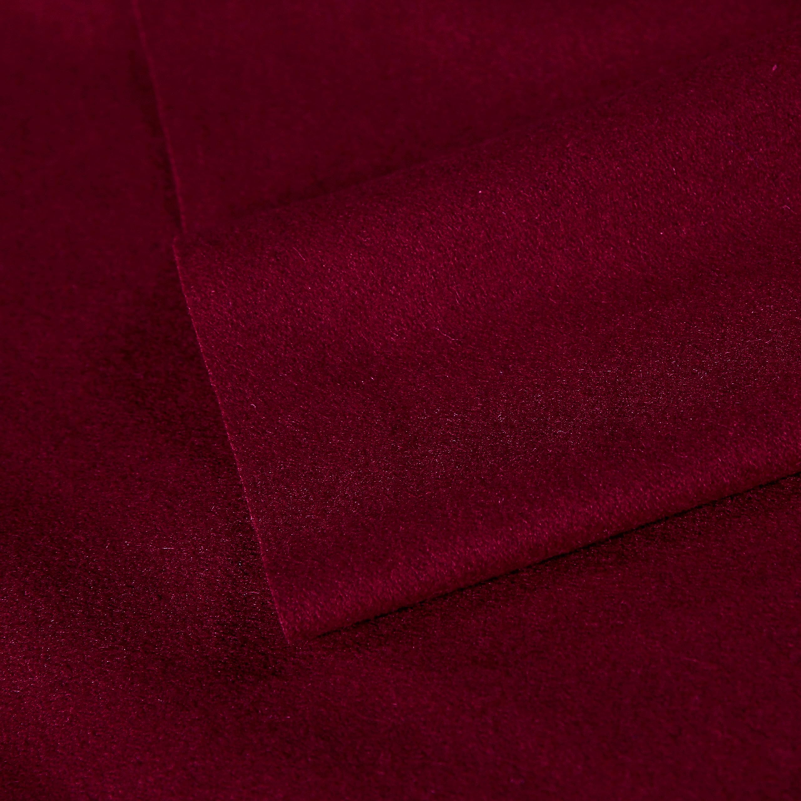Premium Dark Red Wool Billiard Cloth - Professional Pool Table Felt for 6, 7, 8 & 9 Foot Tables (US9 Size) - Perfect for Home Game Rooms, Bars & Tournament Play