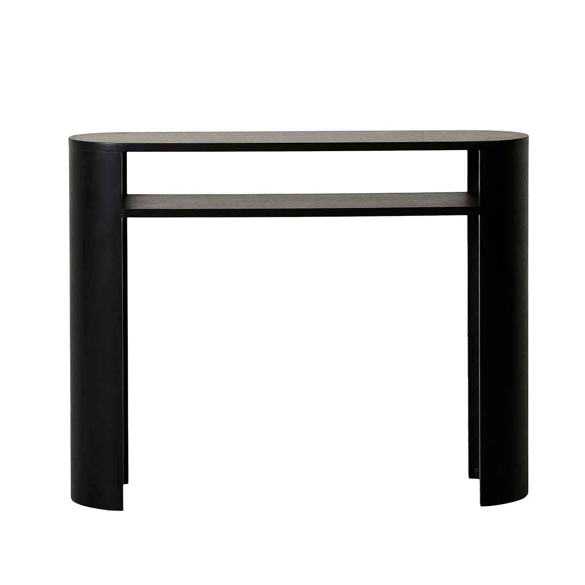 Classic Oval Small Shelf Console - Elegant Entryway Table for Hallway, Living Room & Bedroom Decor | Perfect for Storage & Display