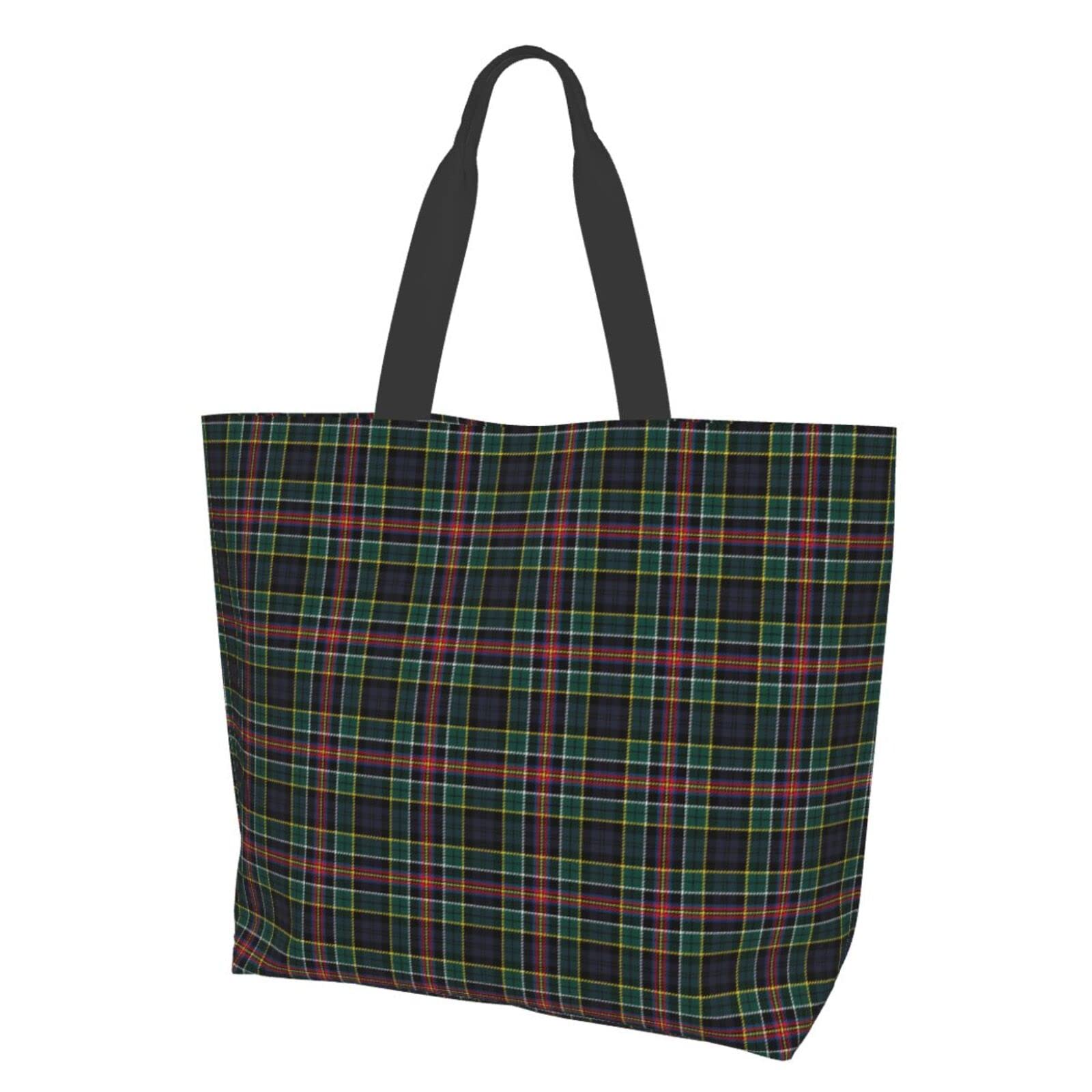 Scottish Clan MacTaggart Tartan Tote Bag for Women - Large Reusable Grocery Bag, Travel Handbag & Shopping Tote | Perfect for Grocery Shopping, Beach Trips & Daily Commute