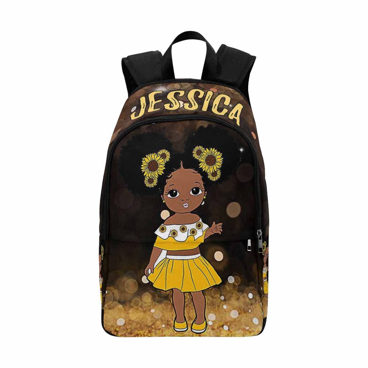 Custom Personalized Backpack for Girls with Name - Large Capacity School Backpack with Sunflower Design - Perfect for School, Travel & Daily Use