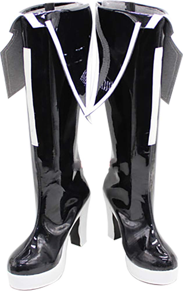 Black Rock Shooter Cosplay Boots - Anime Character Shoes for Halloween, Cosplay Events & Costume Parties - Perfect for Black★Rock Shooter Fans & Collectors