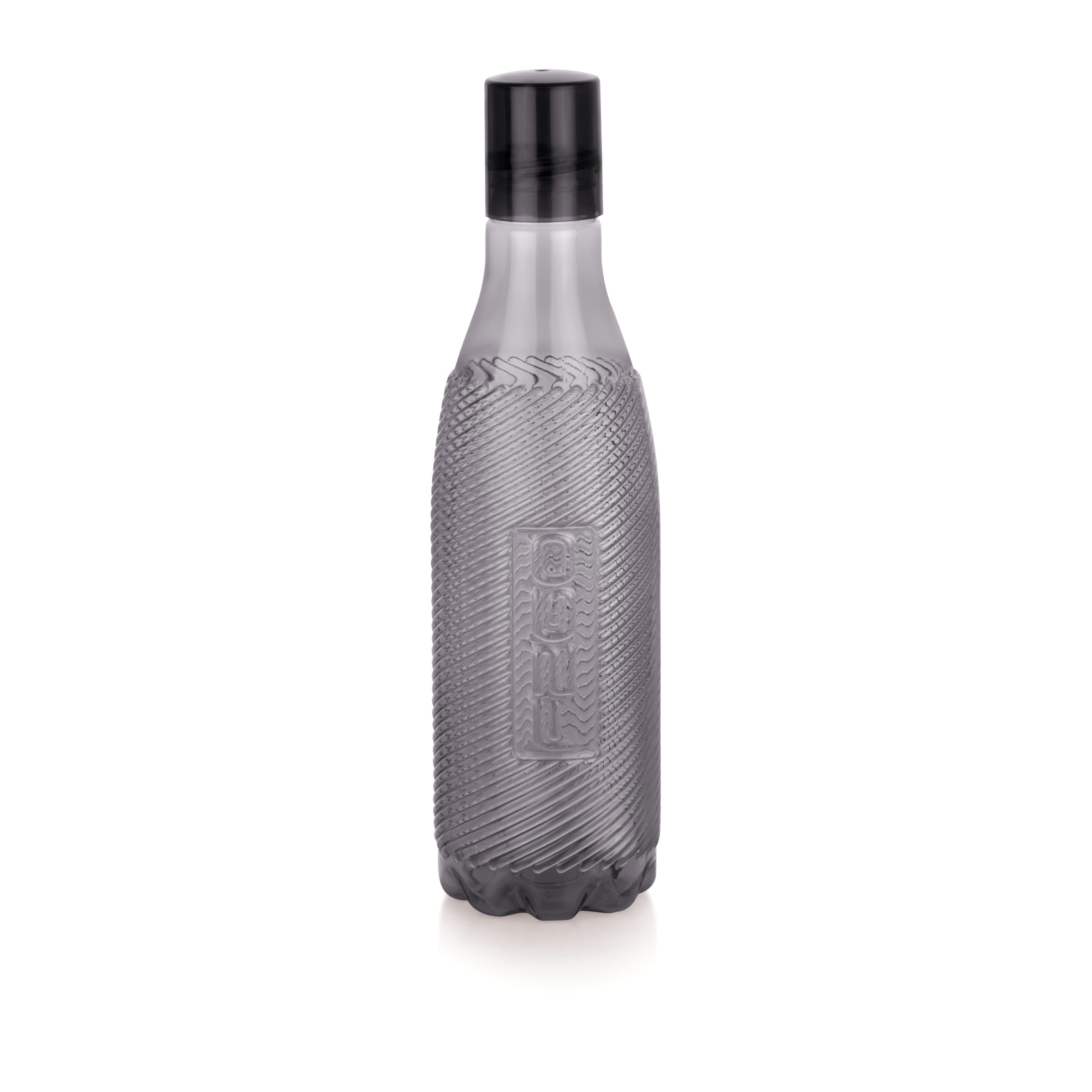 Visual Spiro Water Bottle 1000ml (34oz) - BPA Free, Unbreakable & Durable - Pack of 4 - Perfect for Gym, Office, Travel & Outdoor Activities - Stylish Grey Design