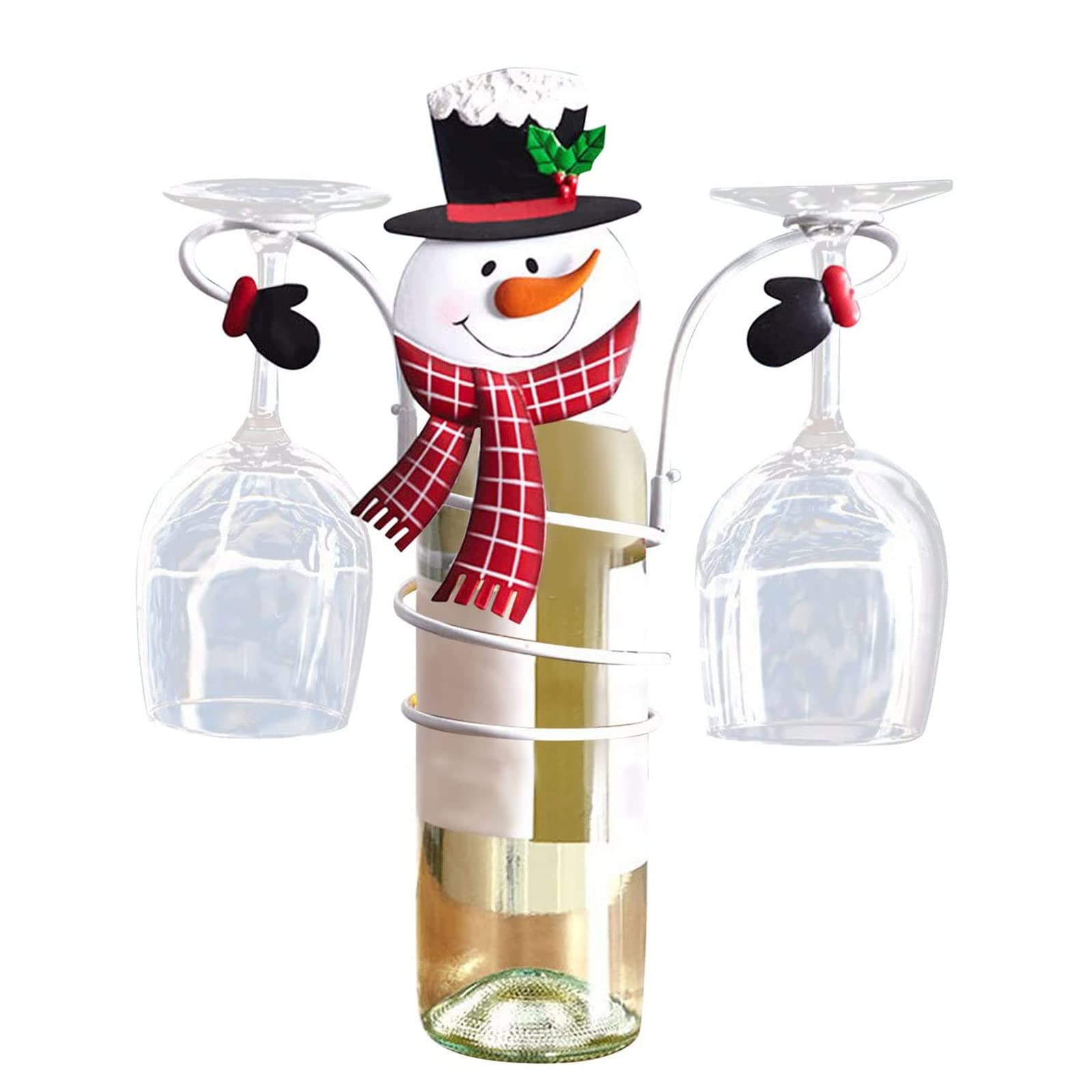 LiuXunJU Wine Glass Holder Stand - Tabletop Stemware Storage Rack for Wine Bottles & Glasses | Christmas Holiday Kitchen Decor for Dining Rooms & Bars | Perfect for Parties, Weddings & Home Entertaining