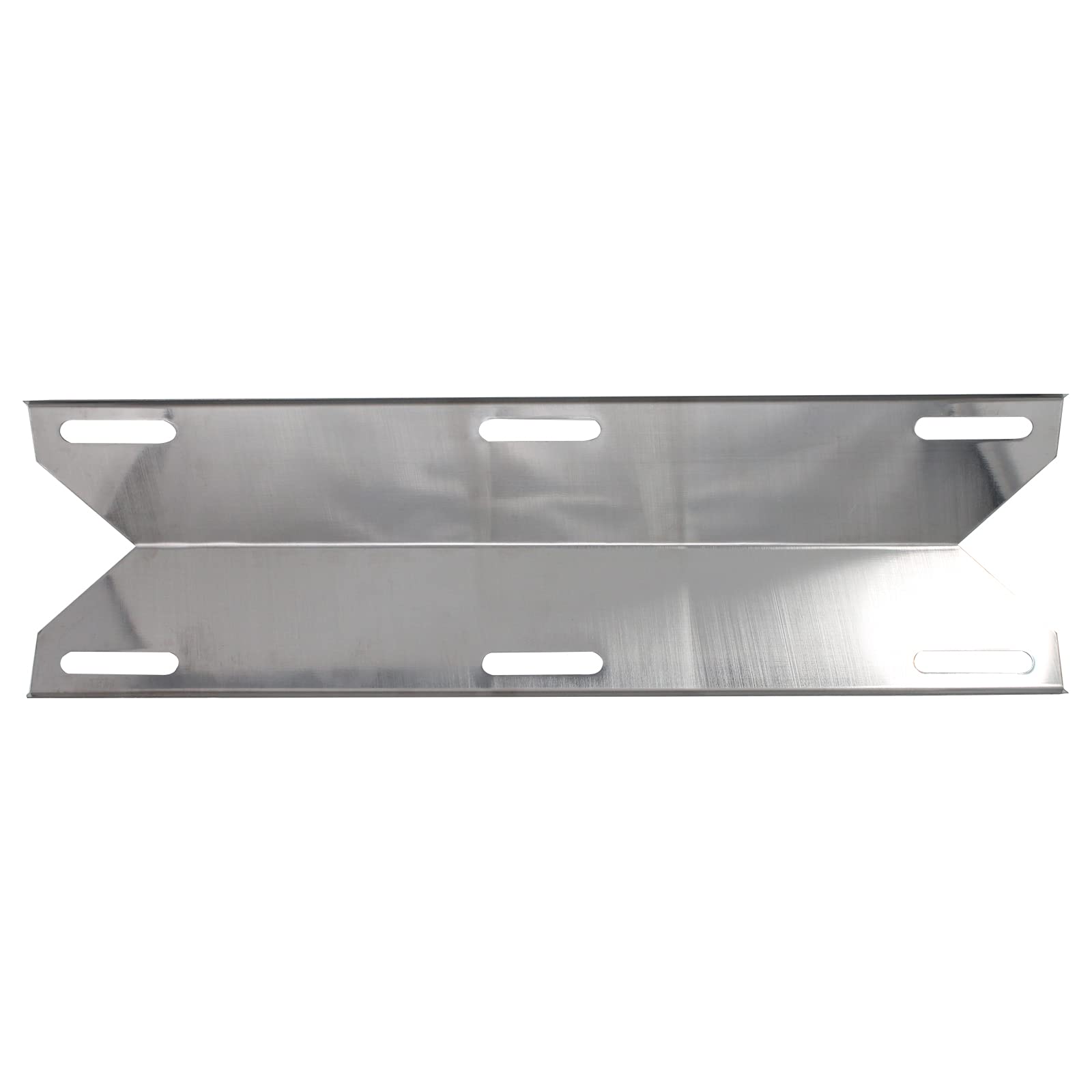 5-Pack Stainless Steel BBQ Gas Grill Tube Burners & Heat Shield Plates - Compatible with Sams 720-0584A, Replacement Burners & Flame Tamers for Gas Grills - Perfect for Backyard BBQs, Camping & Outdoor Cooking