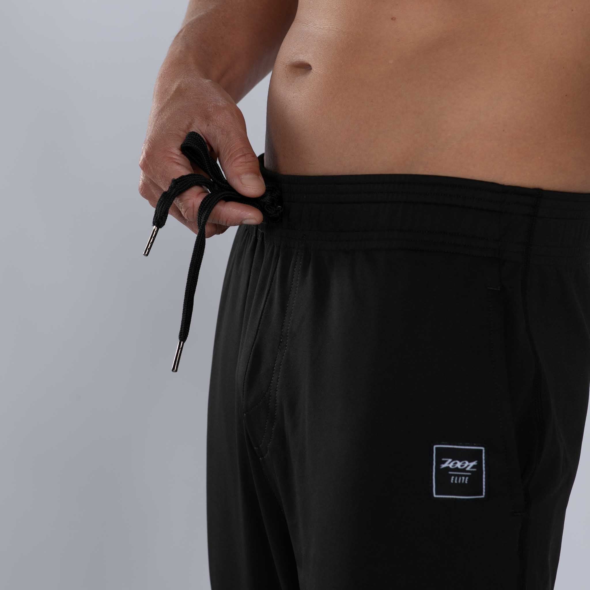 Men's Elite Run Jogger Pants - Lightweight, Breathable & Comfortable Running Joggers for Men - Perfect for Gym, Workout & Casual Wear - Black