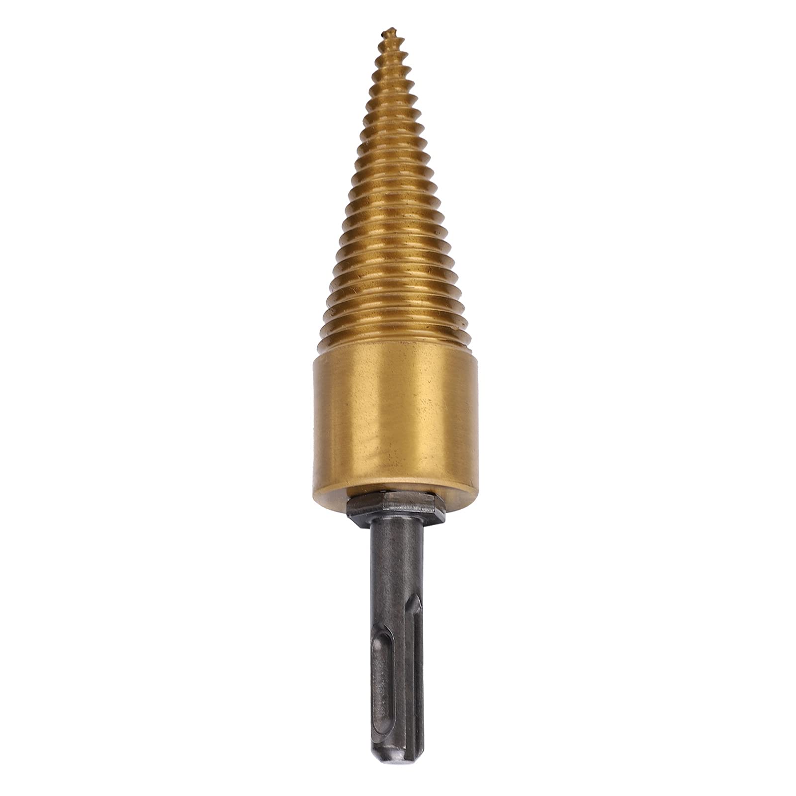 Titanium Plated Firewood Drill Bit for Electric Hammers & Wood Drills - Perfect for Splitting Firewood, DIY Woodworking & Outdoor Camping