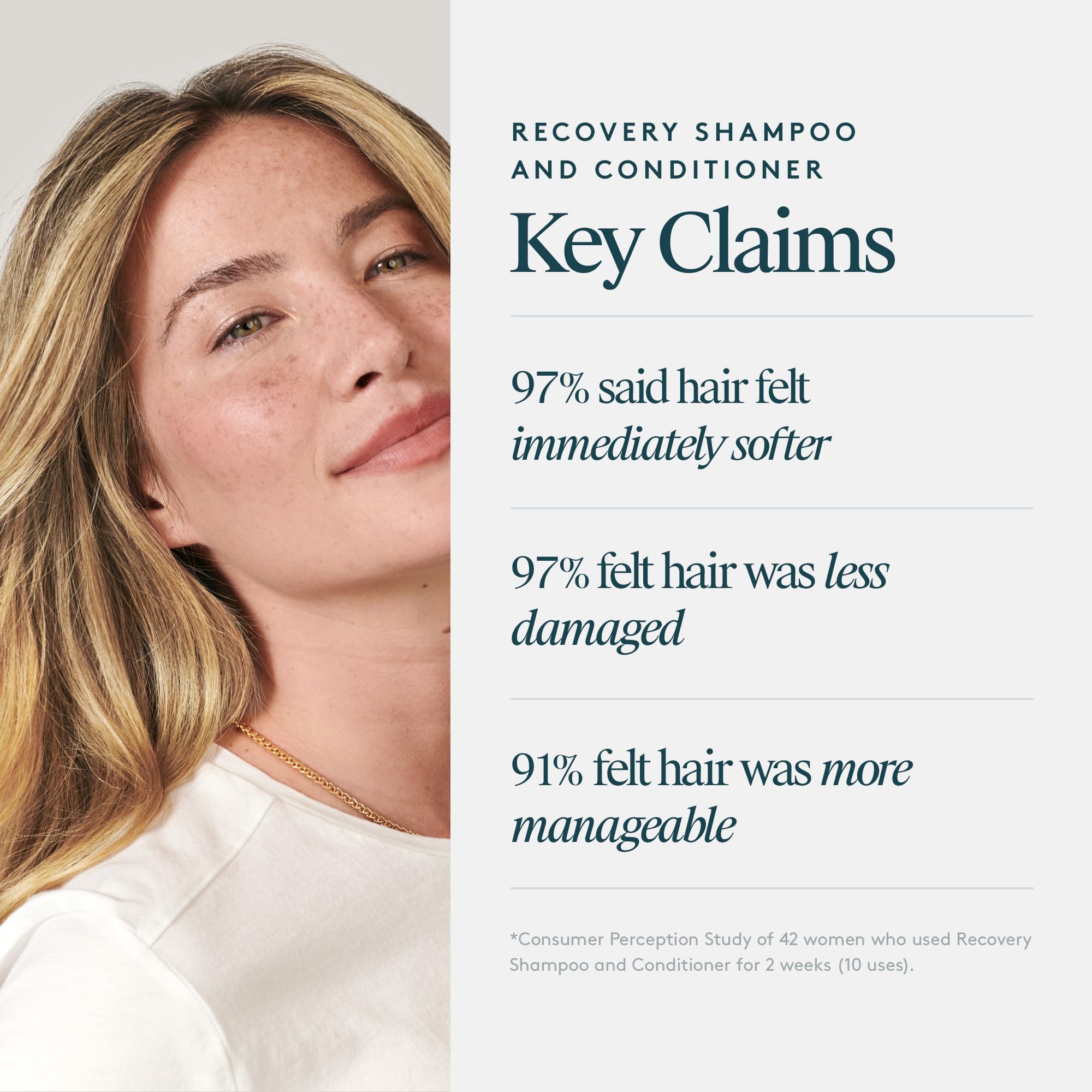 Virtue Recovery Sulfate-Free Shampoo & Conditioner Set with Keratin - Hydrates, Softens & Repairs Damaged Hair - Color Safe Formula - Perfect for Dry, Brittle & Chemically Treated Hair at Home or Salon