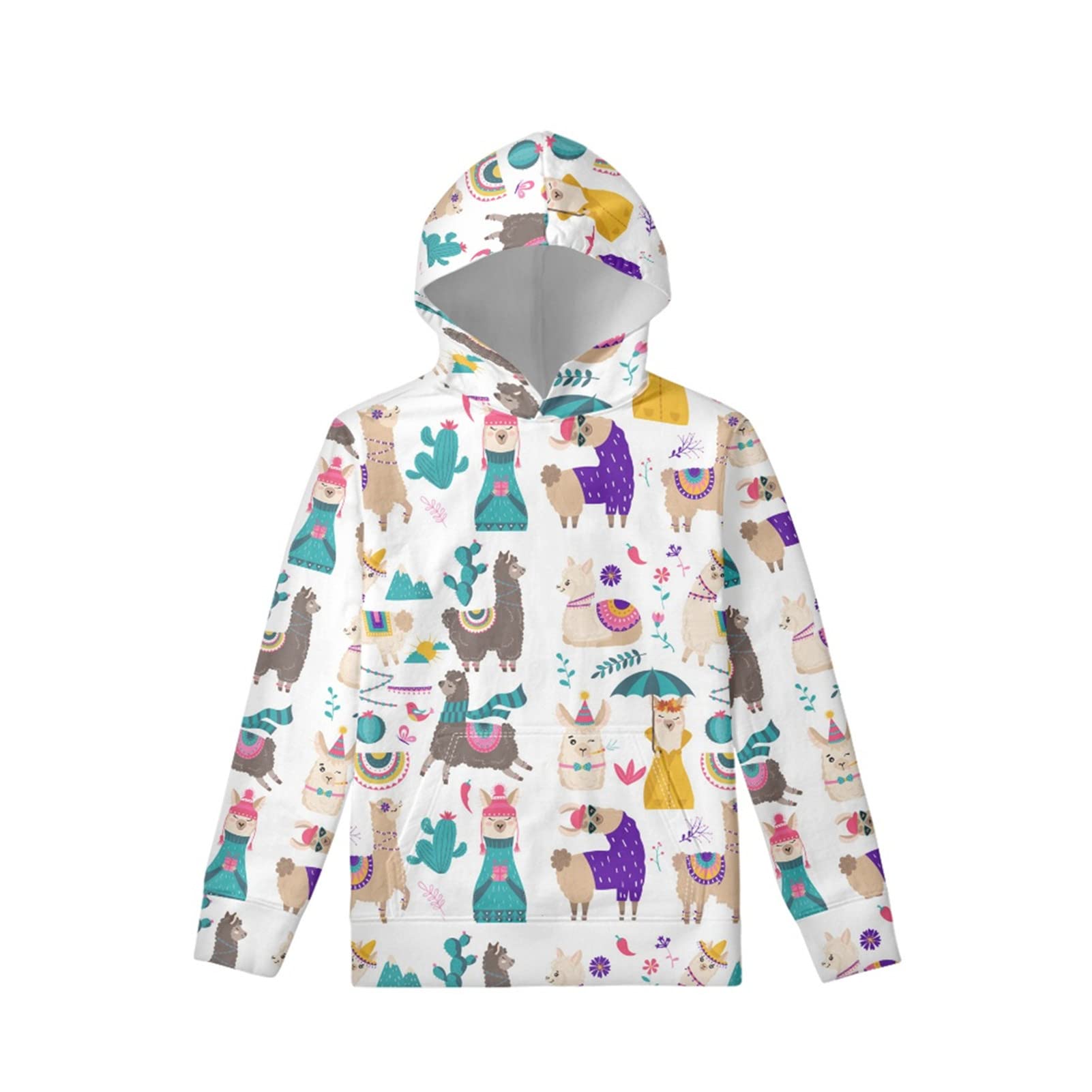YSTARDREAM Cute Teen Girl Sweatshirts - Soft Long Sleeve Hoodies with Drawstrings for Kids & Teens - Perfect for School, Casual Wear & Outdoor Activities