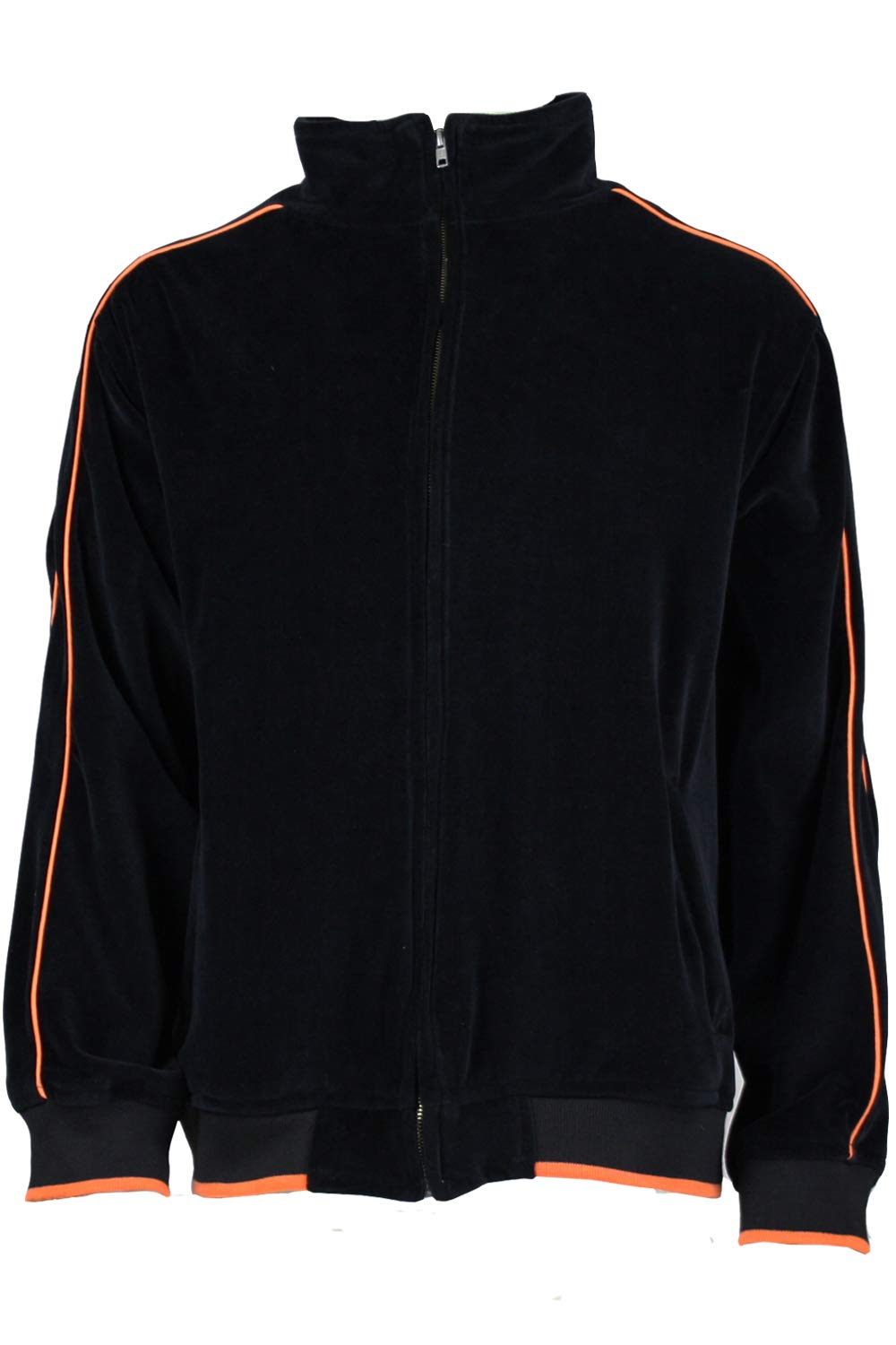 **Men's Velour Track Jacket - Stylish & Comfortable Sweatshirt for Casual Wear, Gym, and Lounge - Soft & Warm Pullover Hoodie**