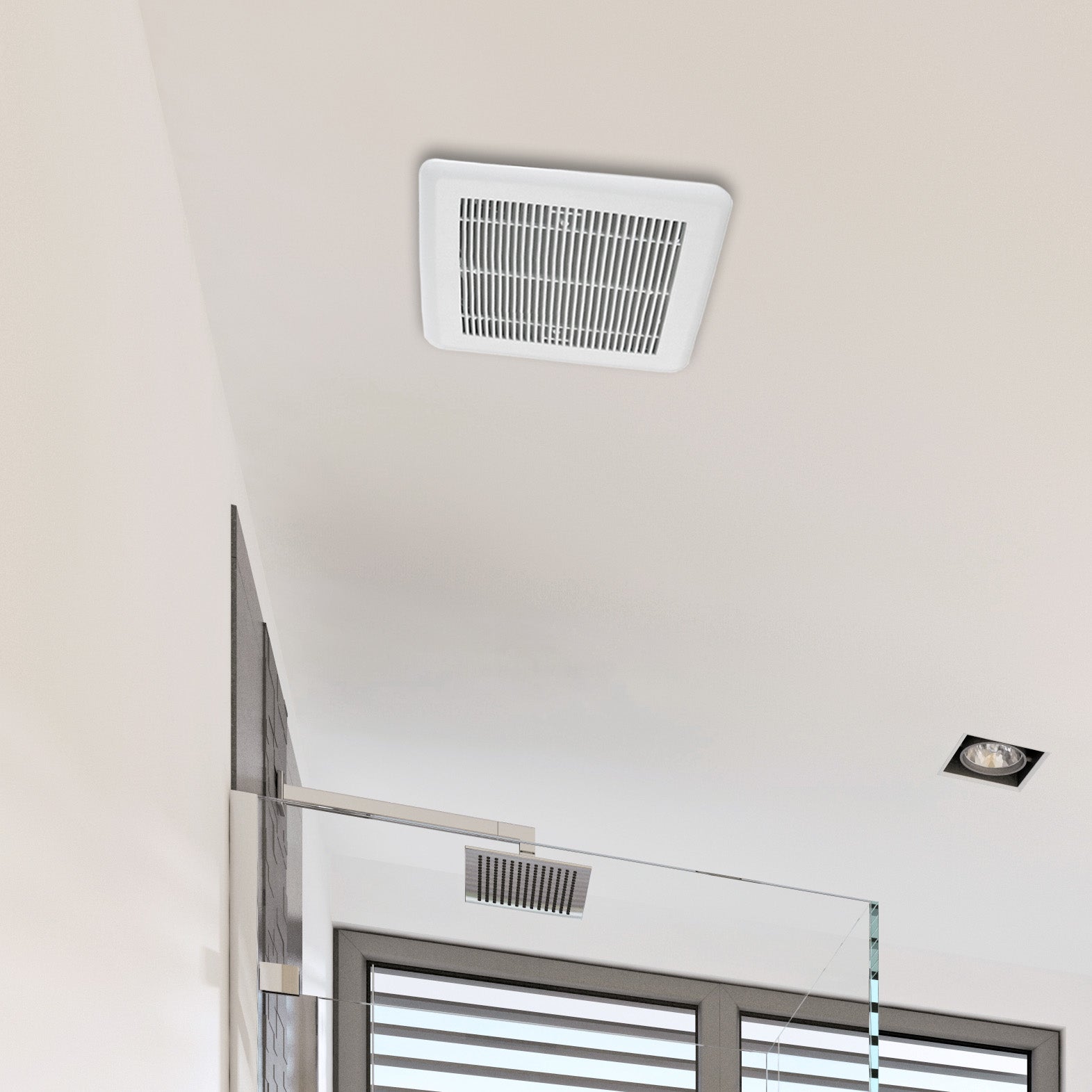 80 CFM ENERGY STAR Certified Ceiling Mount Bathroom Exhaust Fan - Quiet Ventilation for Bathrooms, Kitchens & Laundry Rooms