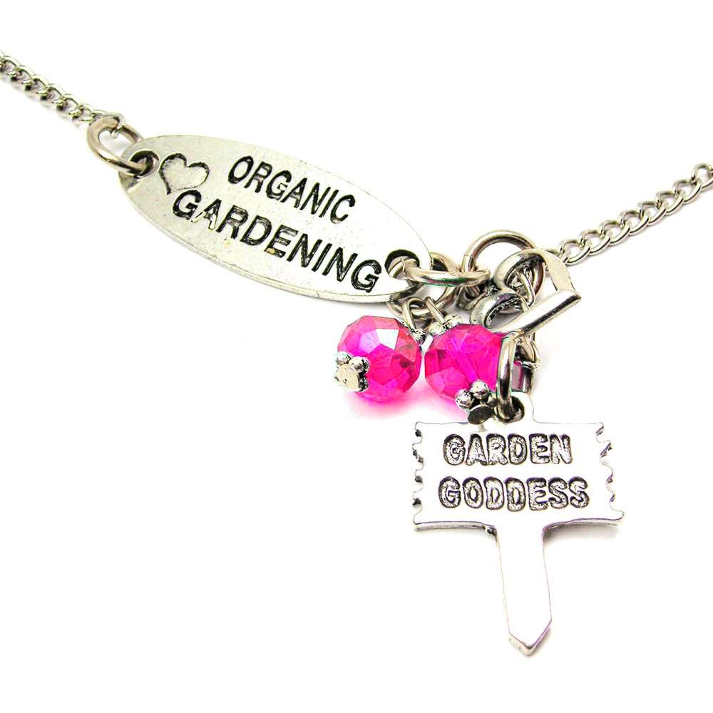Organic Gardening Lariat Necklace - 22