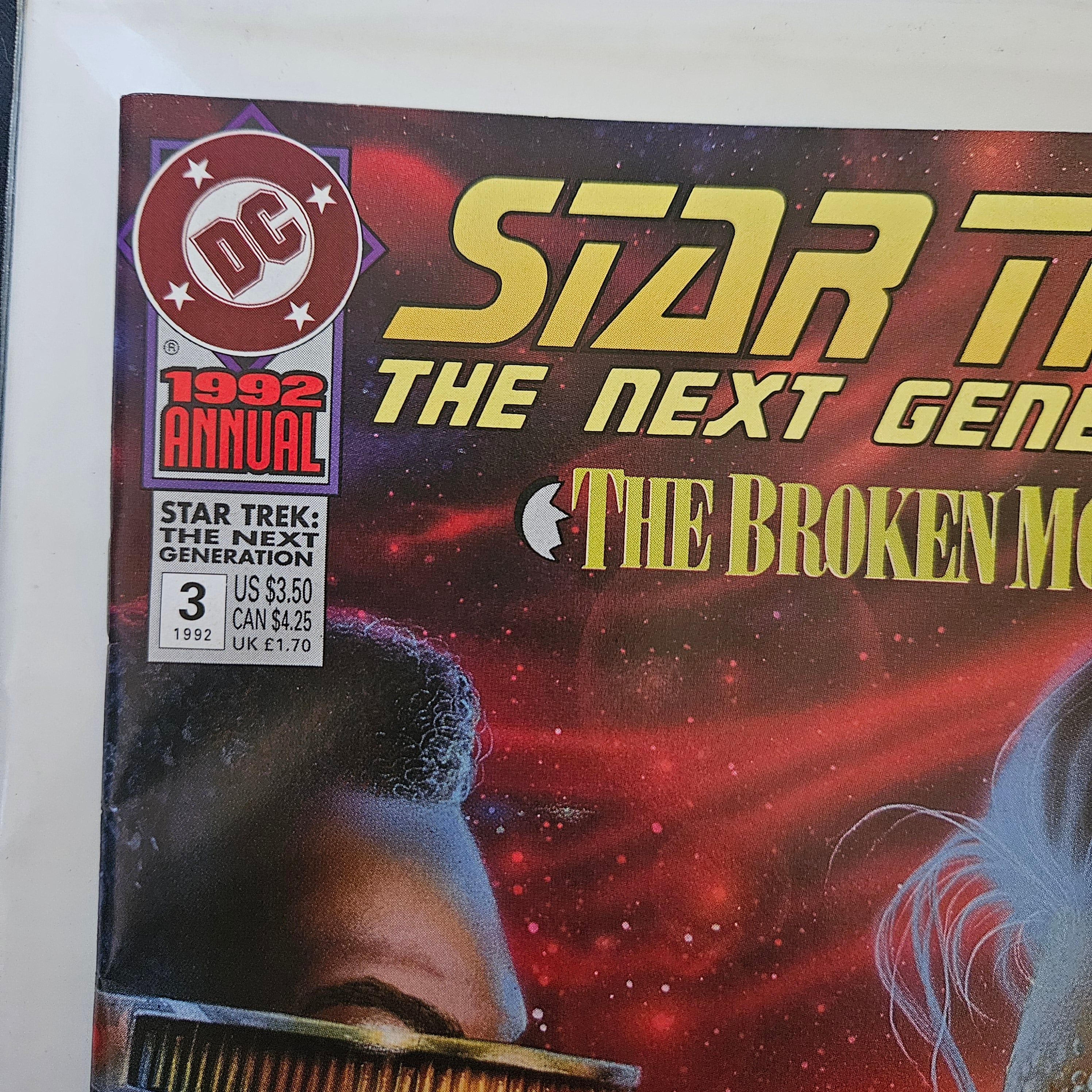 Star Trek: The Next Generation Comic Book #3 | DC Comics 1993 Edition | Collectible Graphic Novel for Sci-Fi Fans & Comic Collectors | Perfect for Gifts, Display, and Reading