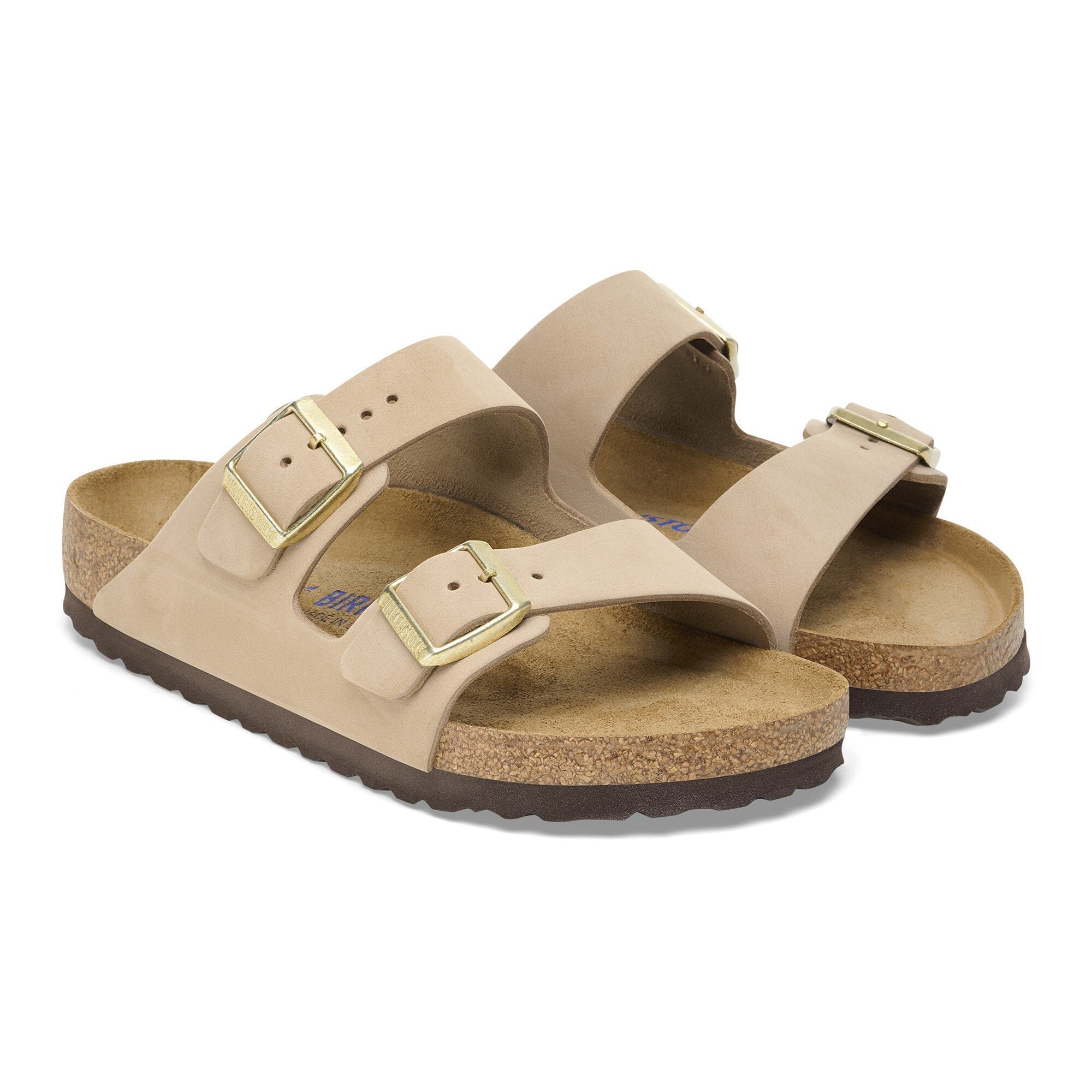 Arizona Soft Footbed Sandals for Women - Genuine Nubuck Leather Comfortable Slides | Perfect for Beach, Vacation & Summer Casual Wear