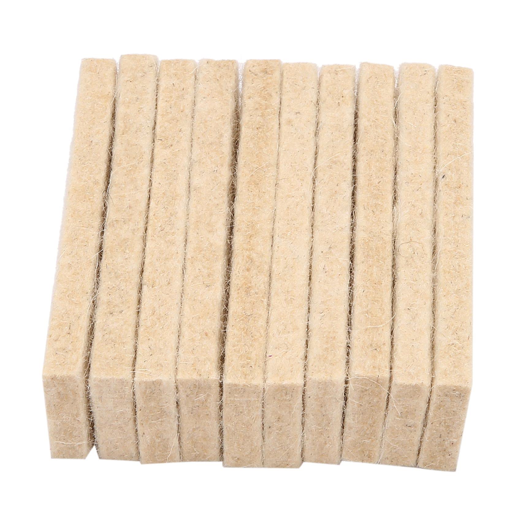 Premium Wool Felt Exercise Bike Brake Pads - Replacement Resistance Drag Pads for Indoor Cycling & Spin Bikes - Durable Beige Brake Pads for Smooth Workouts at Home Gym or Fitness Studio