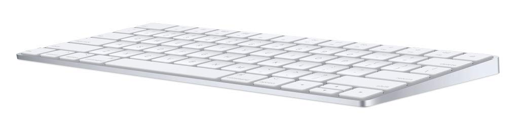 Apple Magic Keyboard - Wireless, Rechargeable, US English Layout, Silver (Renewed) - Perfect for MacBook, iMac & iPad Pro Typing at Home or Office