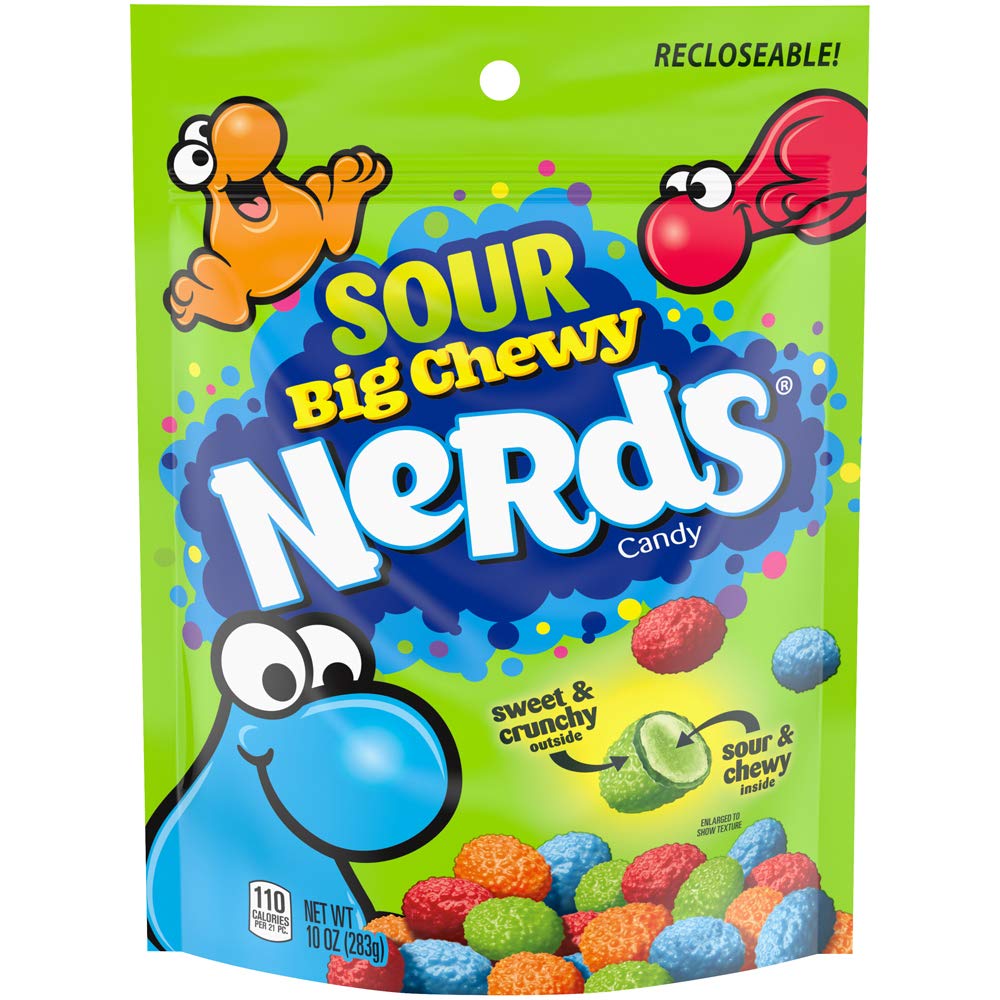 Nerds Sour Big Chewy Candy - 10oz Bulk Pack | Sweet & Tangy Candy for Kids, Parties, Halloween Treats & Movie Night Snacks