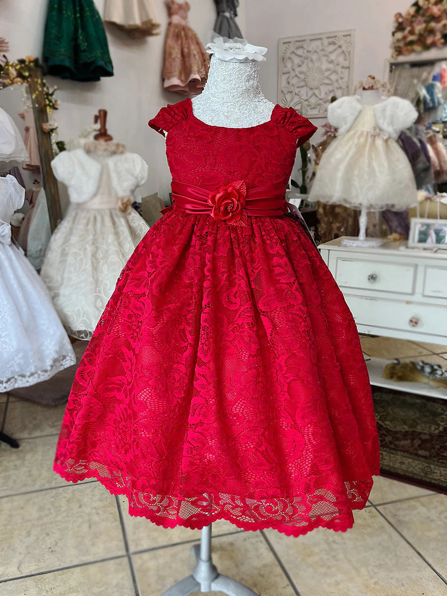 Elegant Flower Girl Dress for Weddings & Special Occasions - Perfect for Parties, Pageants & Celebrations (Style 216)