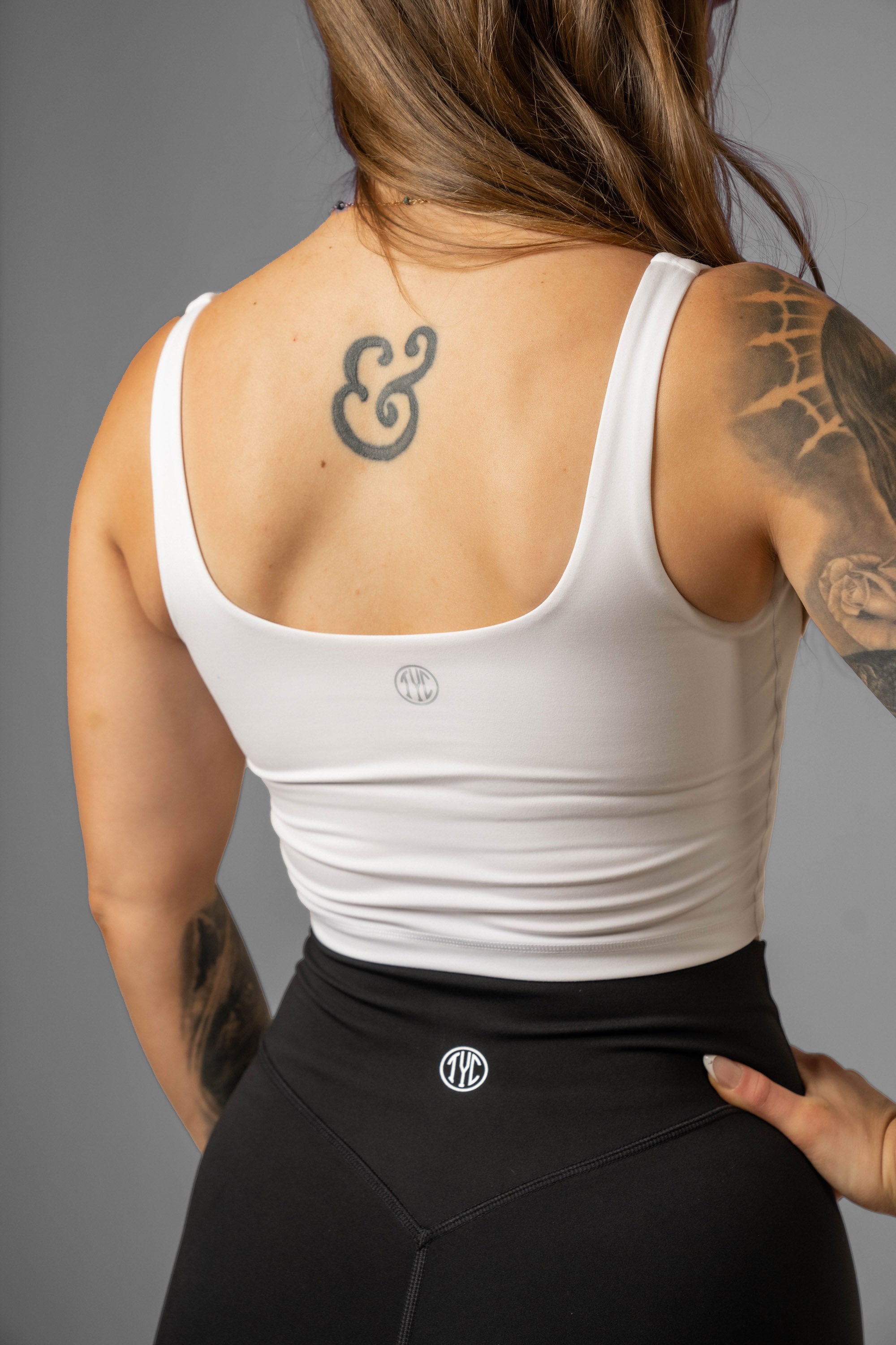 Sculpt Square Neck Tank Top for Women - Slim Fit Workout Shirt for Yoga, Gym & Casual Wear