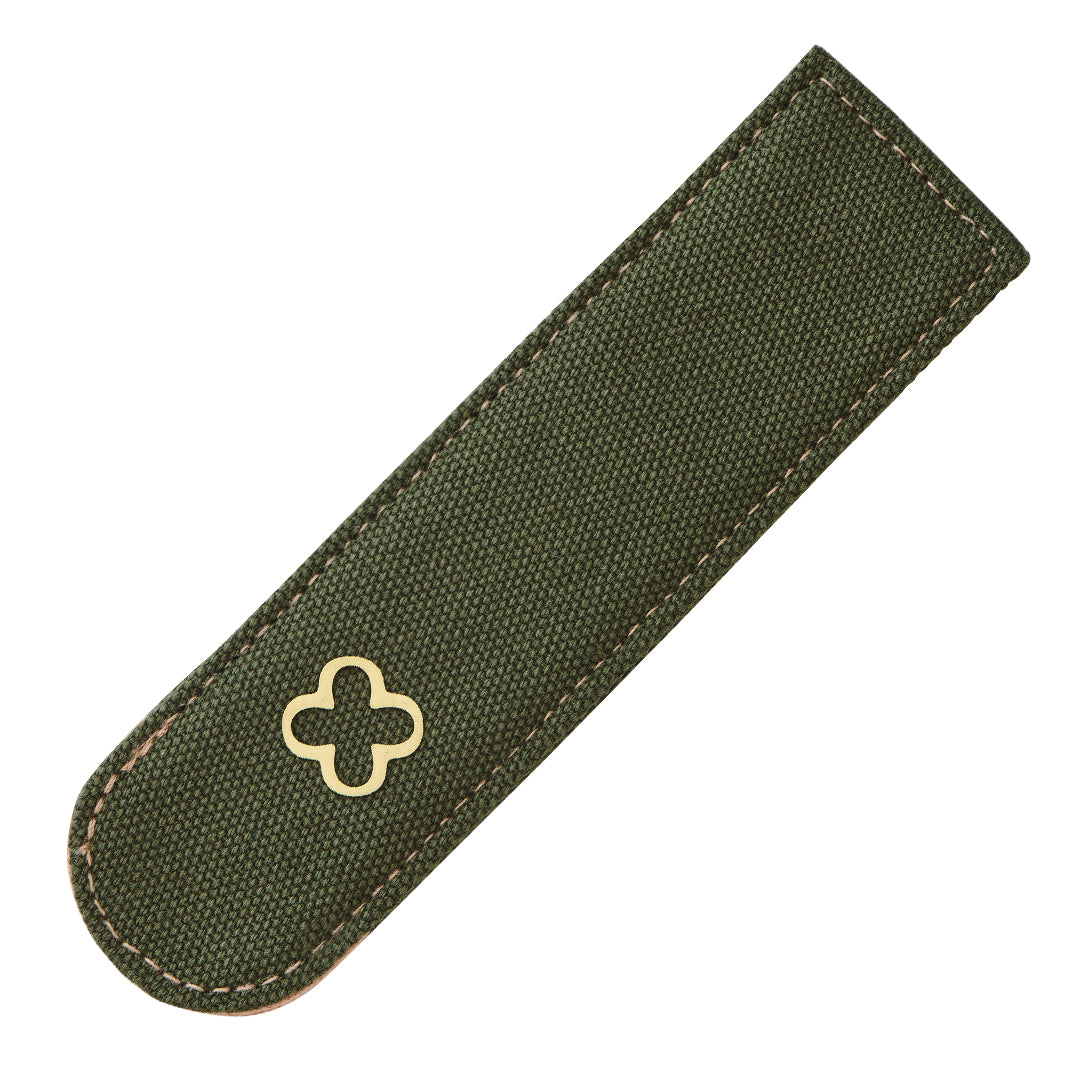 Esterbrook Canvas Laptop Sleeve - Protective Green Laptop Case for MacBook & Notebooks - Perfect for Work, Travel & School