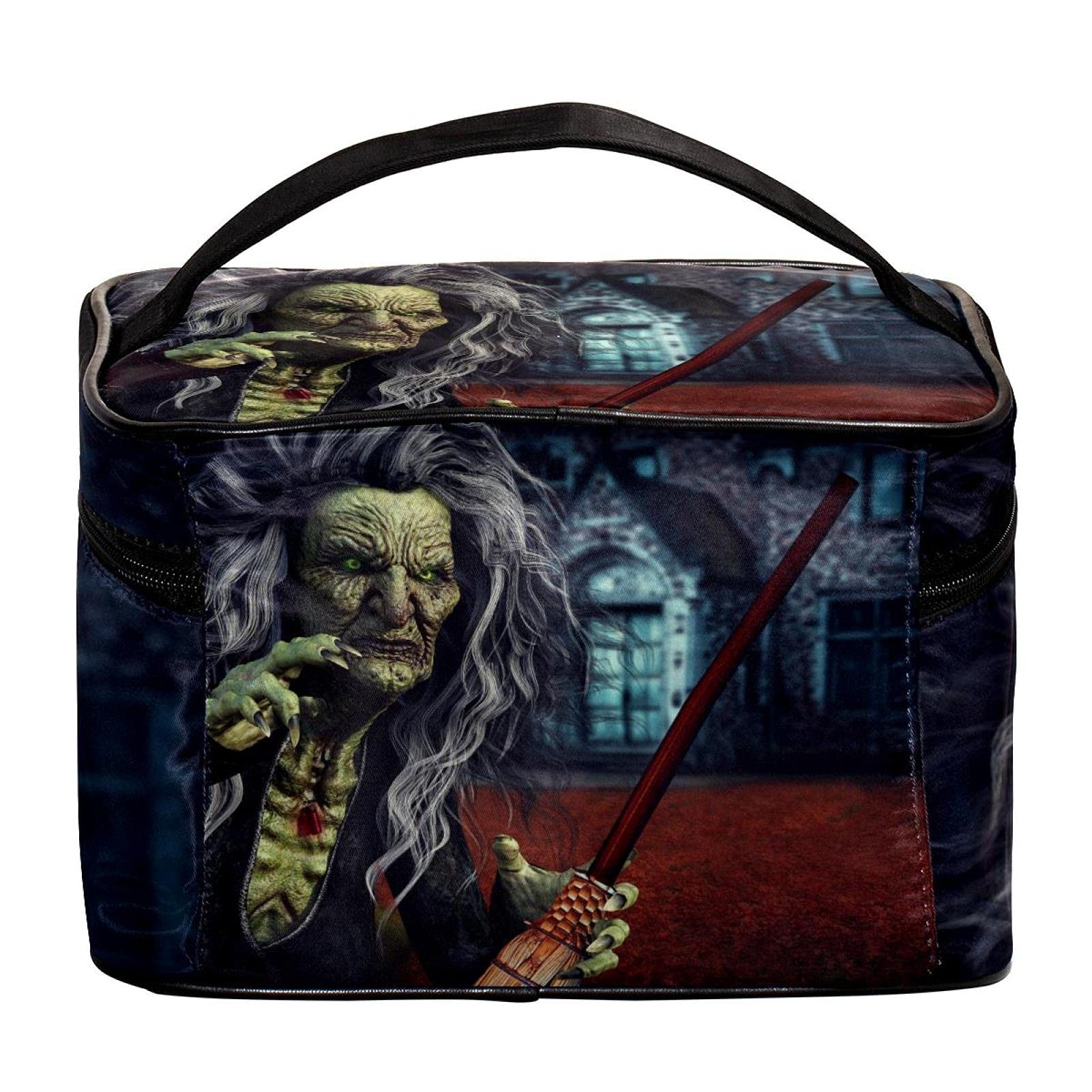 Halloween Scary Witch Hand Cosmetic Bag - Travel Makeup Organizer Pouch for Women & Girls | Perfect for Halloween Parties, Cosplay & Theatrical Makeup Storage