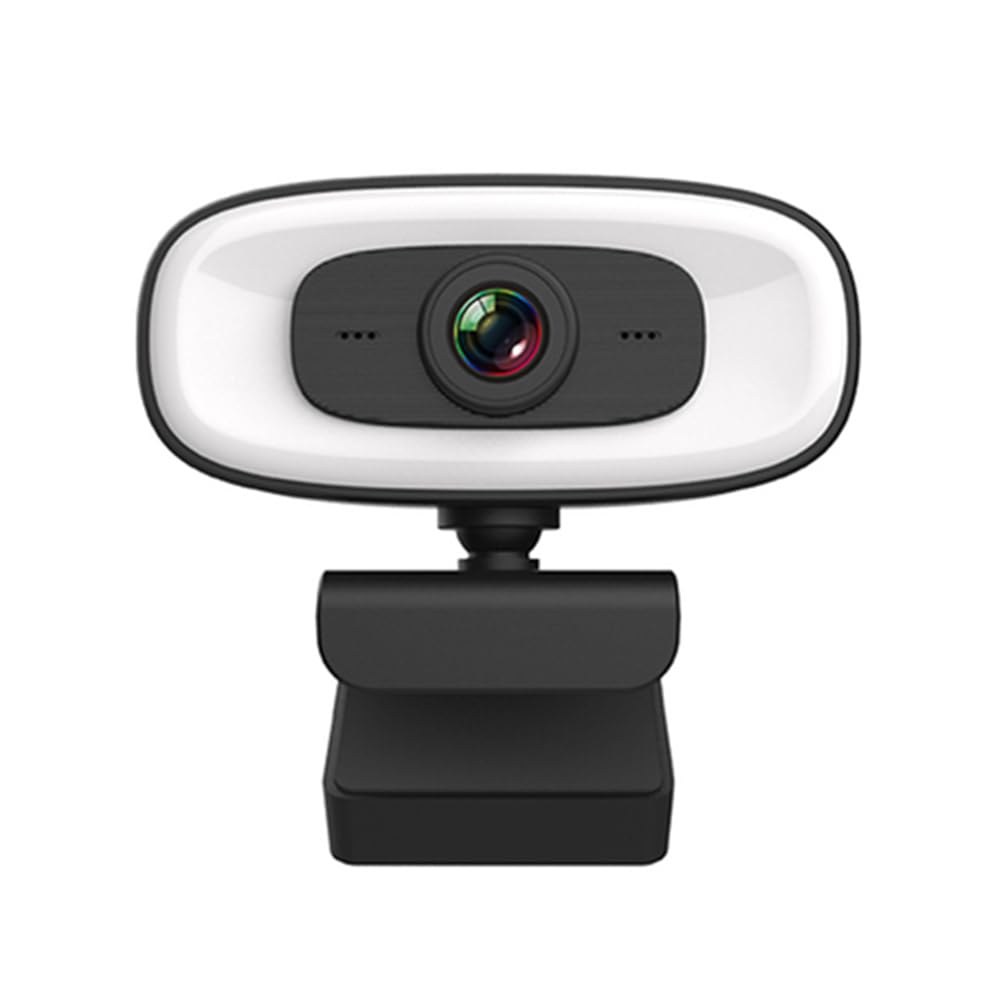 HVVENTY Mini USB Webcam with Built-in Microphone & Tripod - 1080P HD Computer Camera for PC, Laptop, Live Streaming, Video Conferencing & Online Classes - Perfect for Zoom, Skype, Teams & Remote Work