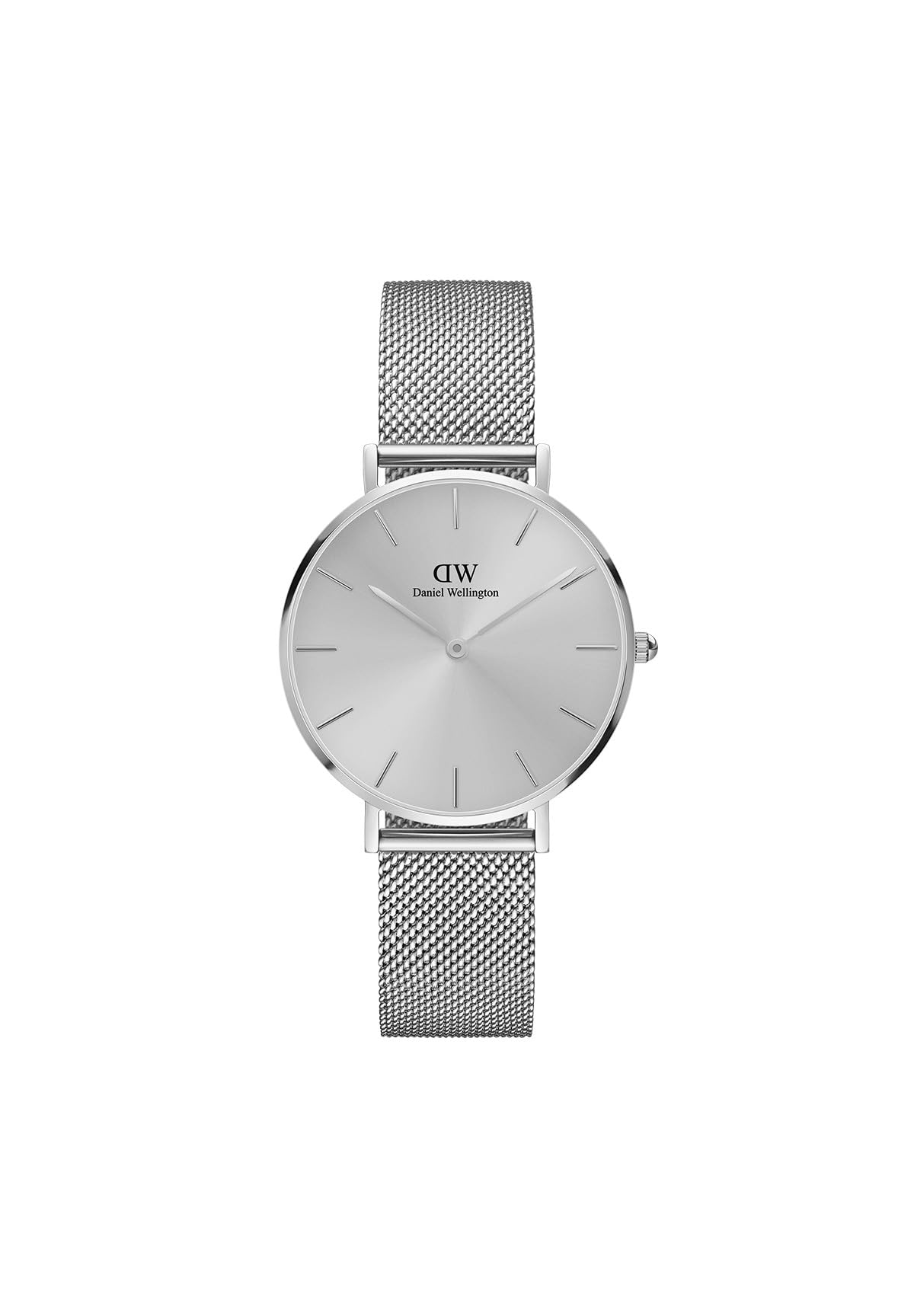 Daniel Wellington Petite Sterling Unisex Watch – Slim Japanese Quartz Movement, Stainless Steel Mesh Band, Water Resistant Analog Watch for Women & Men | Perfect for Everyday Wear, Office & Casual Outfits