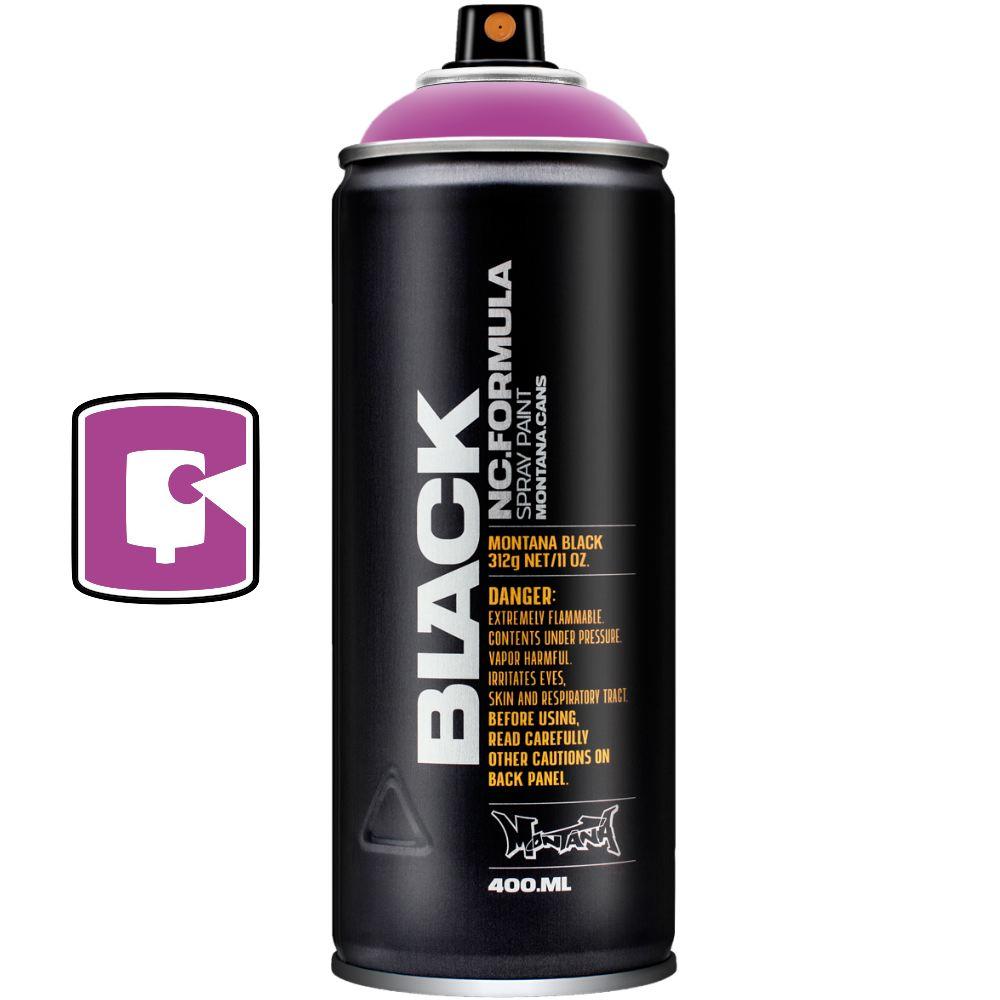 Montana Black 400ML Spray Paint - High-Quality Graffiti & Street Art Paint for Walls, Metal, Wood - Perfect for Artists, DIY Projects & Outdoor Murals